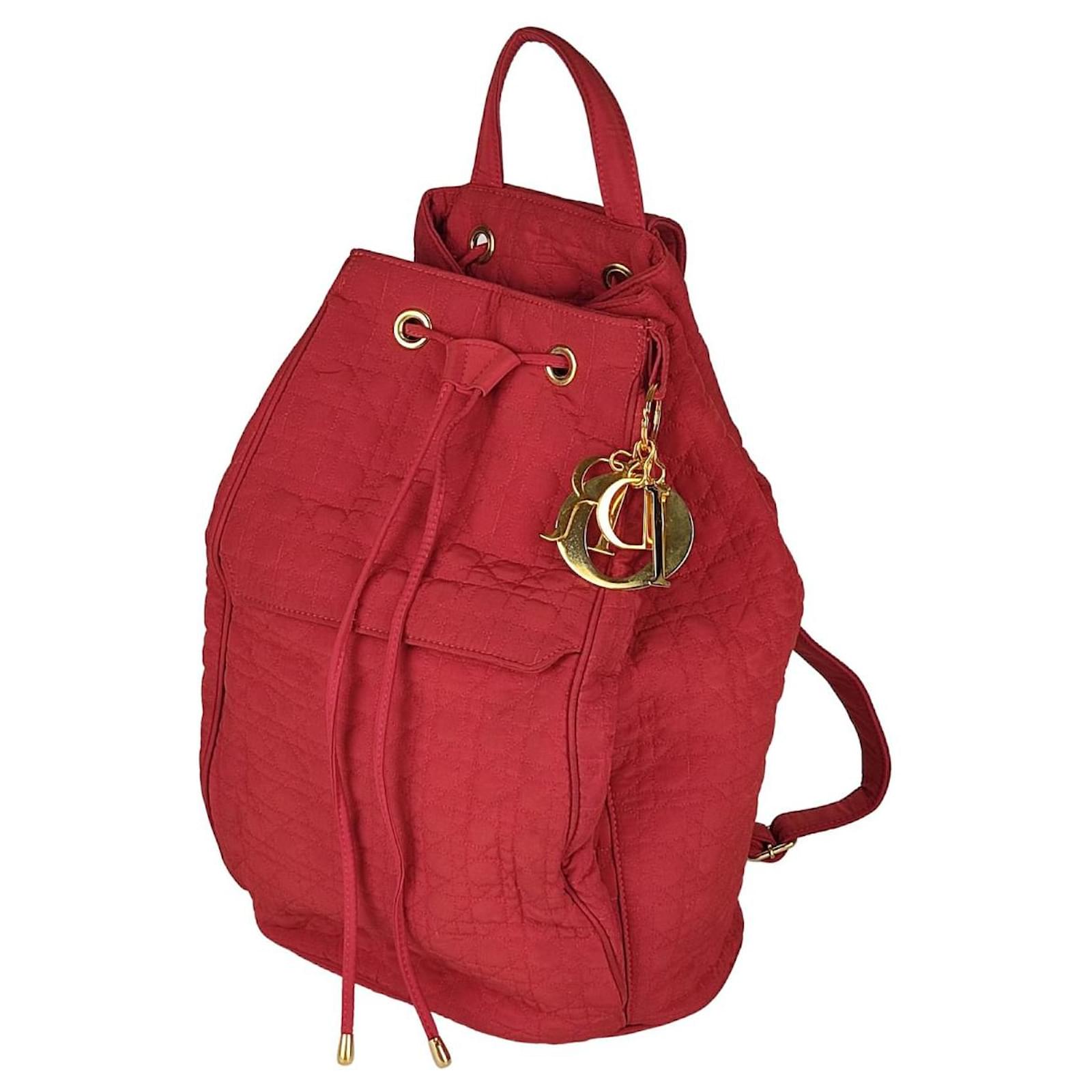 dior backpack red