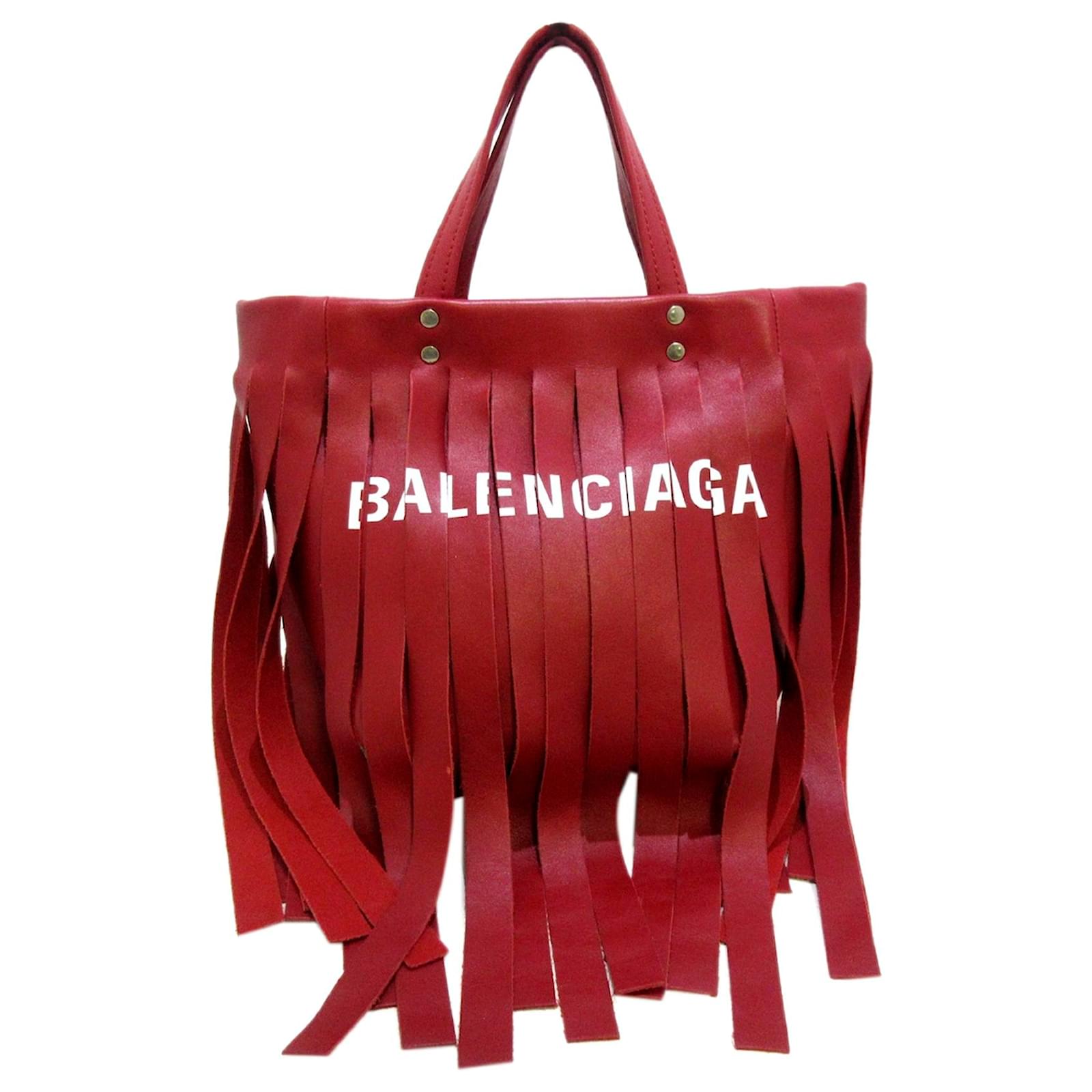 balenciaga laundry fringe bag