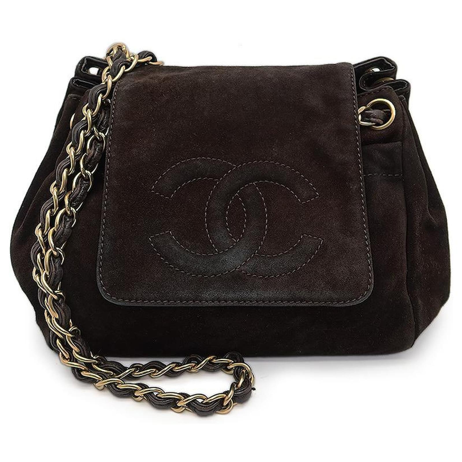 Chanel Pre-owned 1996/1997 Satin Crossbody Bag - Black