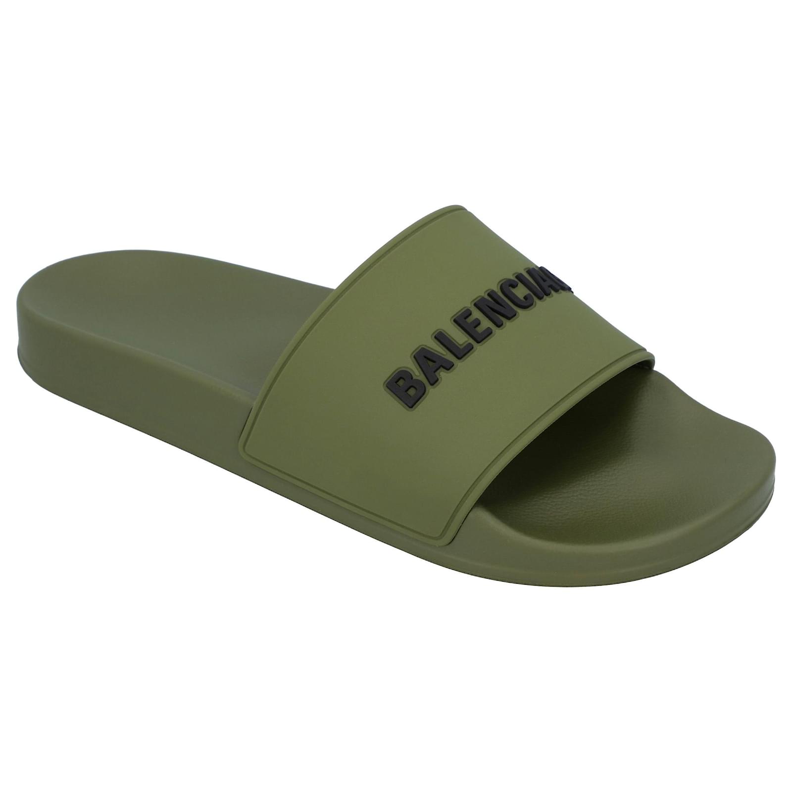 Balenciaga sales slides green