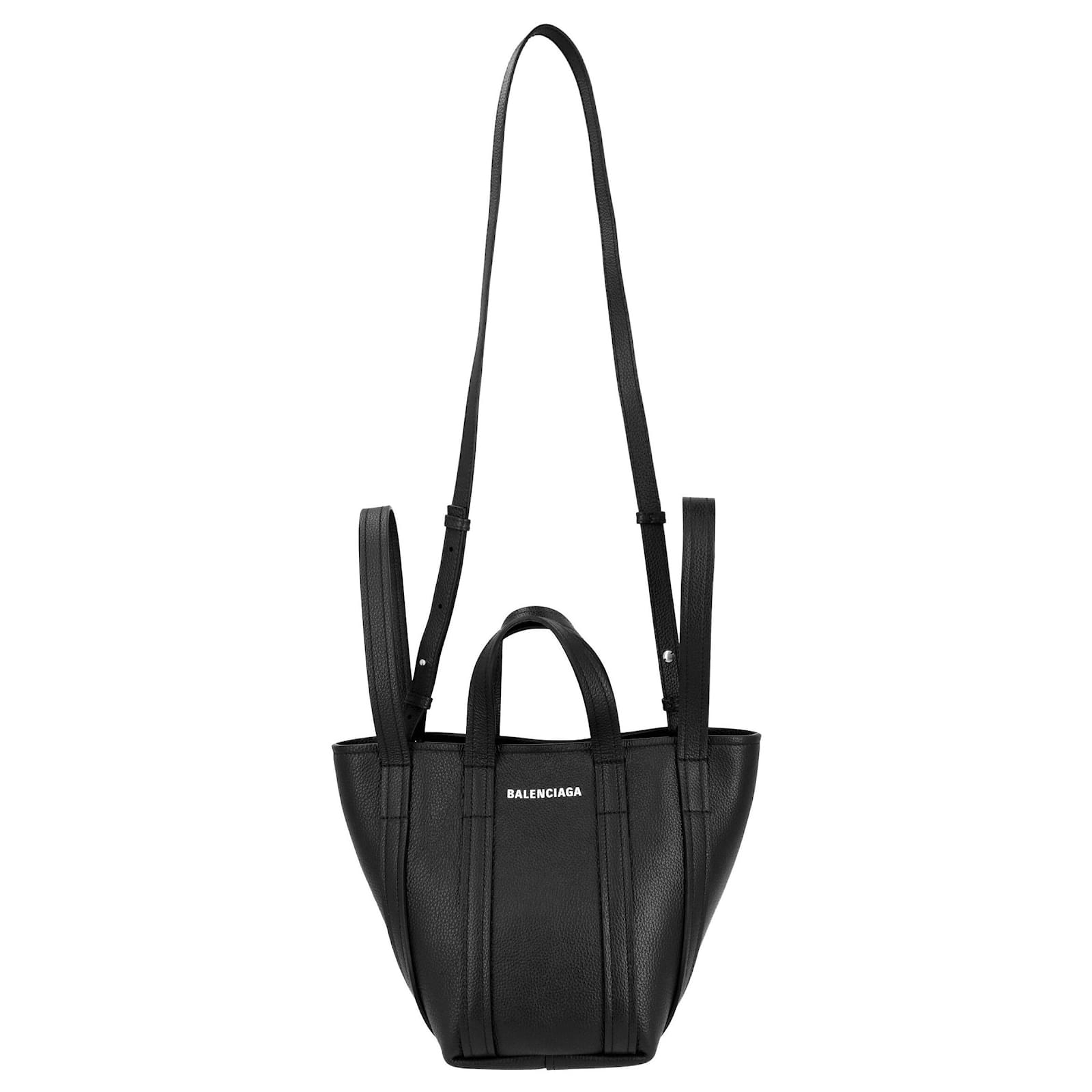 Balenciaga Women Everyday Xs North-South Shoulder Bag In Black Calkskin ...