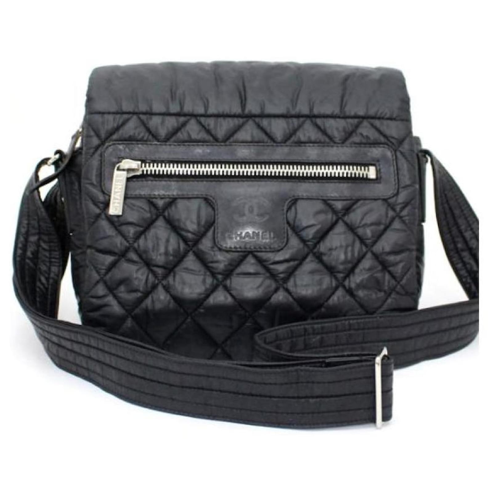 CHANEL] Chanel Coco Cocoon shoulder bag Nylon Black Diagonal