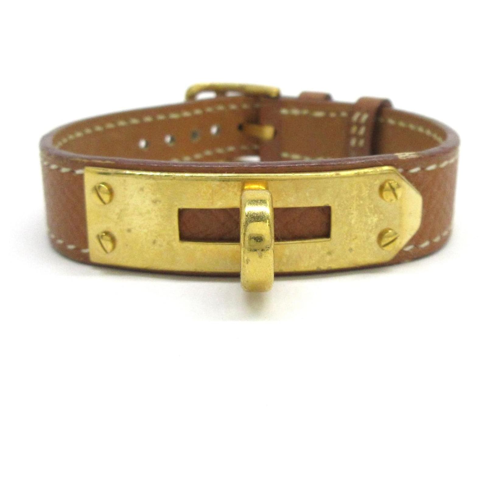 Hermès Hermes bracelet Brown Leather ref.493544 - Joli Closet