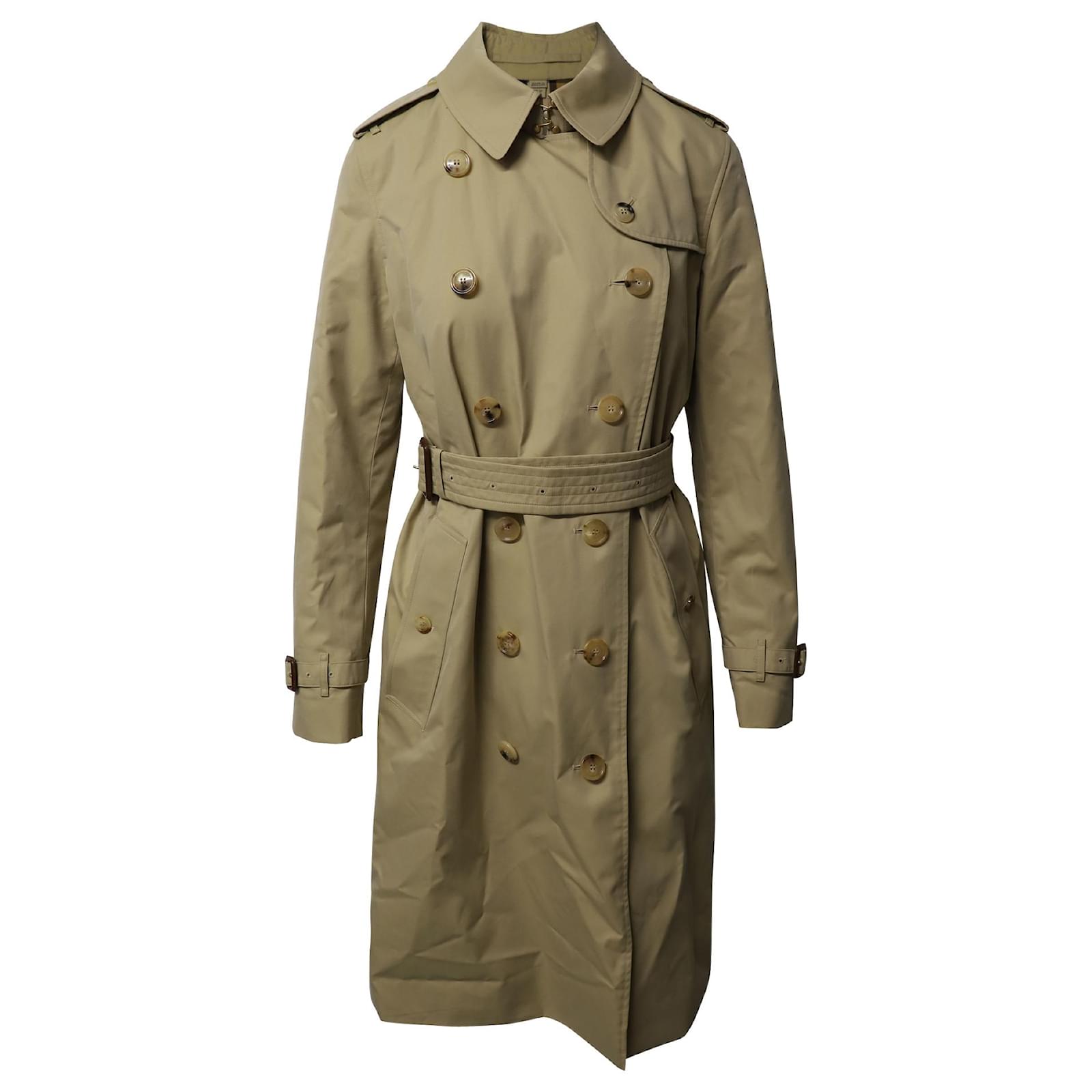 Burberry Trench Coat Beige Cotton
