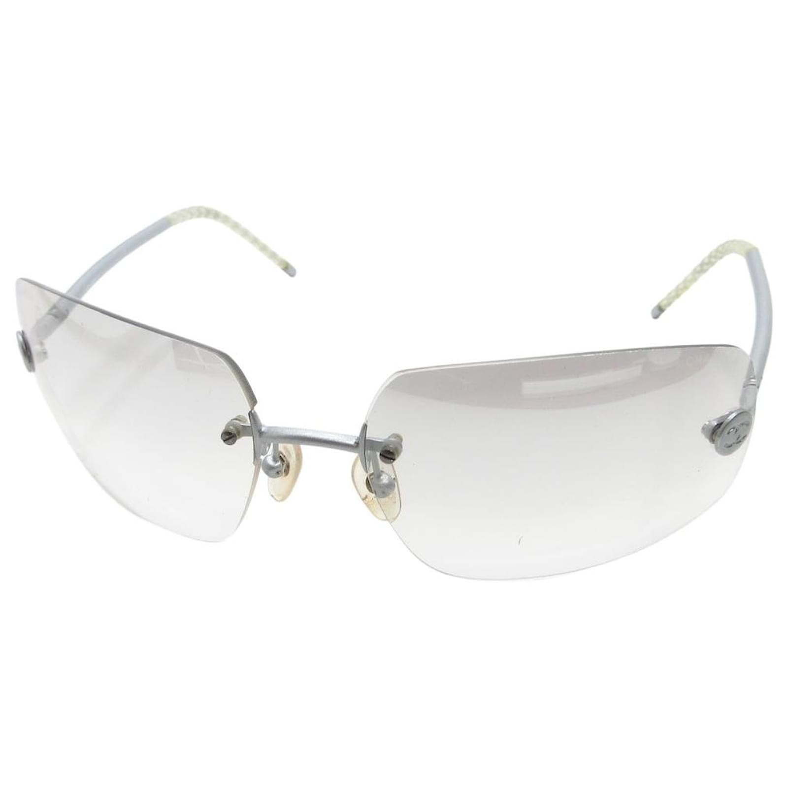 Chanel glasses Silvery Plastic ref.494162 - Joli Closet