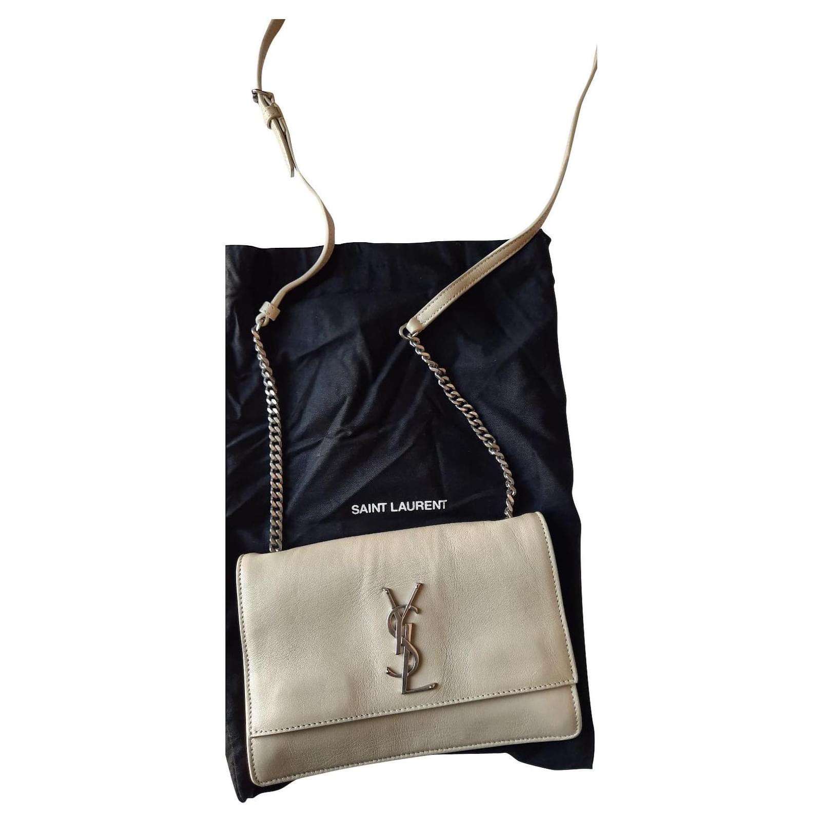 Yves Saint Laurent Handbags Caramel Leather ref.801738 - Joli Closet