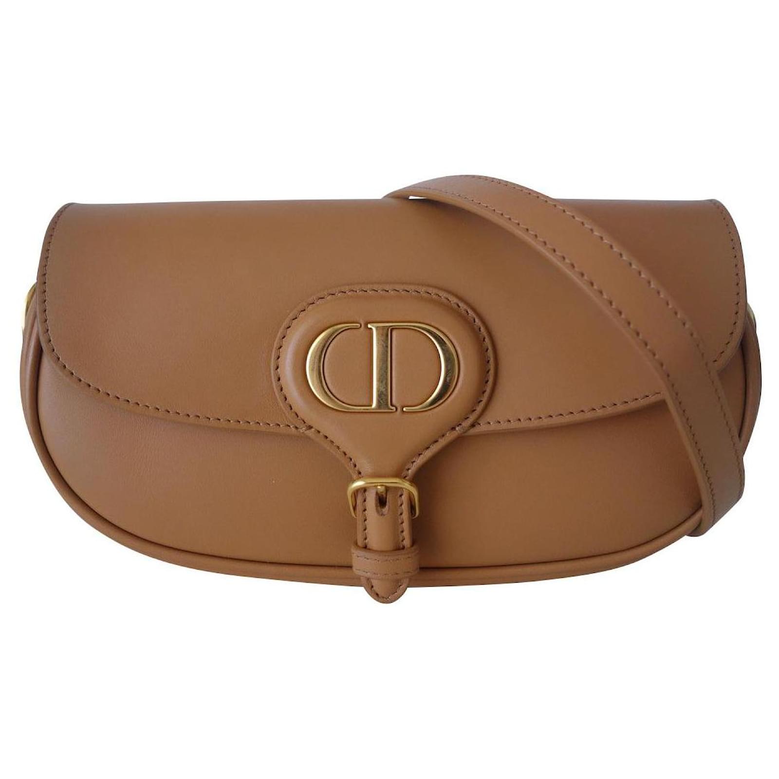 Dior Bobby East-West bag Beige Caramel Leather ref.494251 - Joli Closet