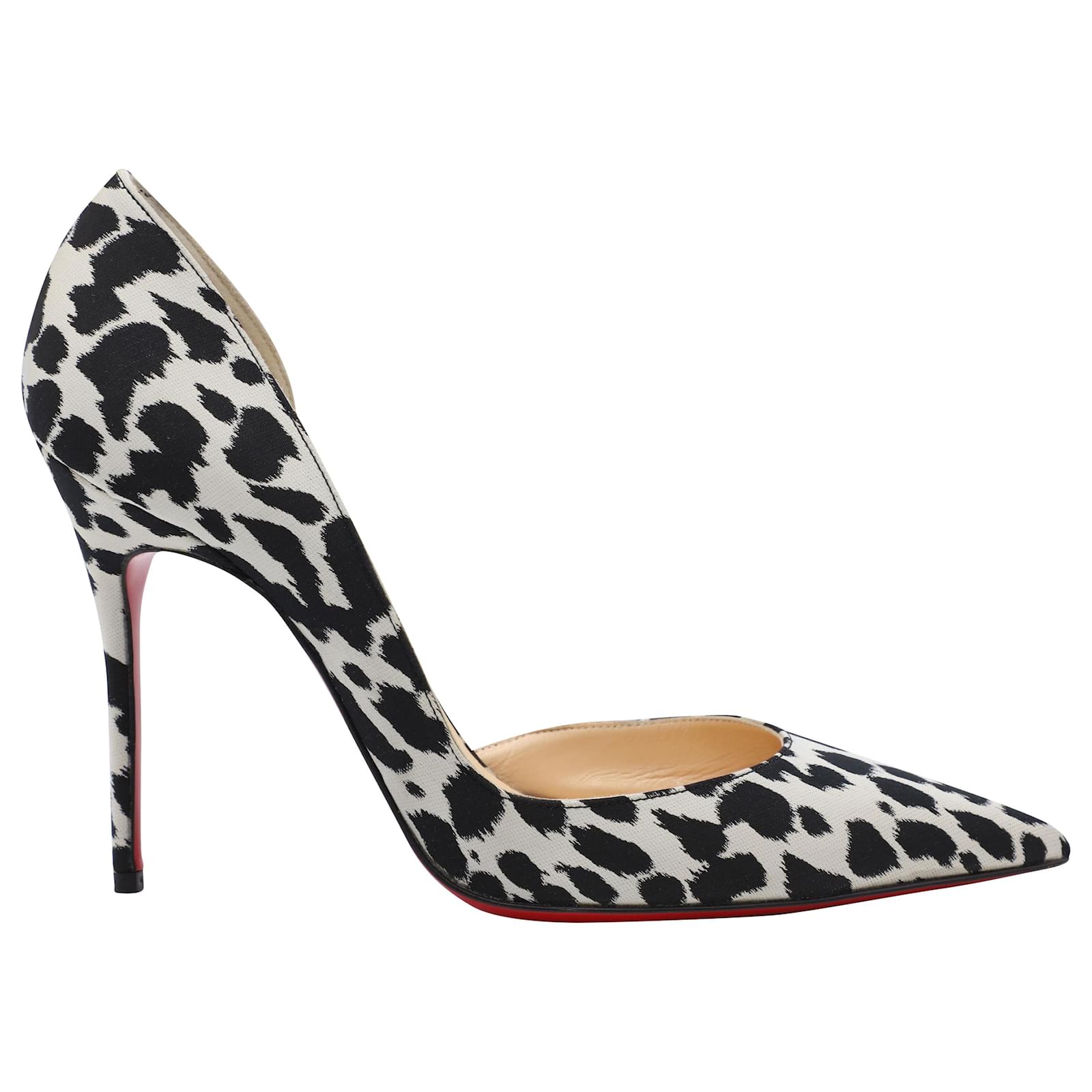 Christian Louboutin 100Zapatos de salón con estampado de leopardo