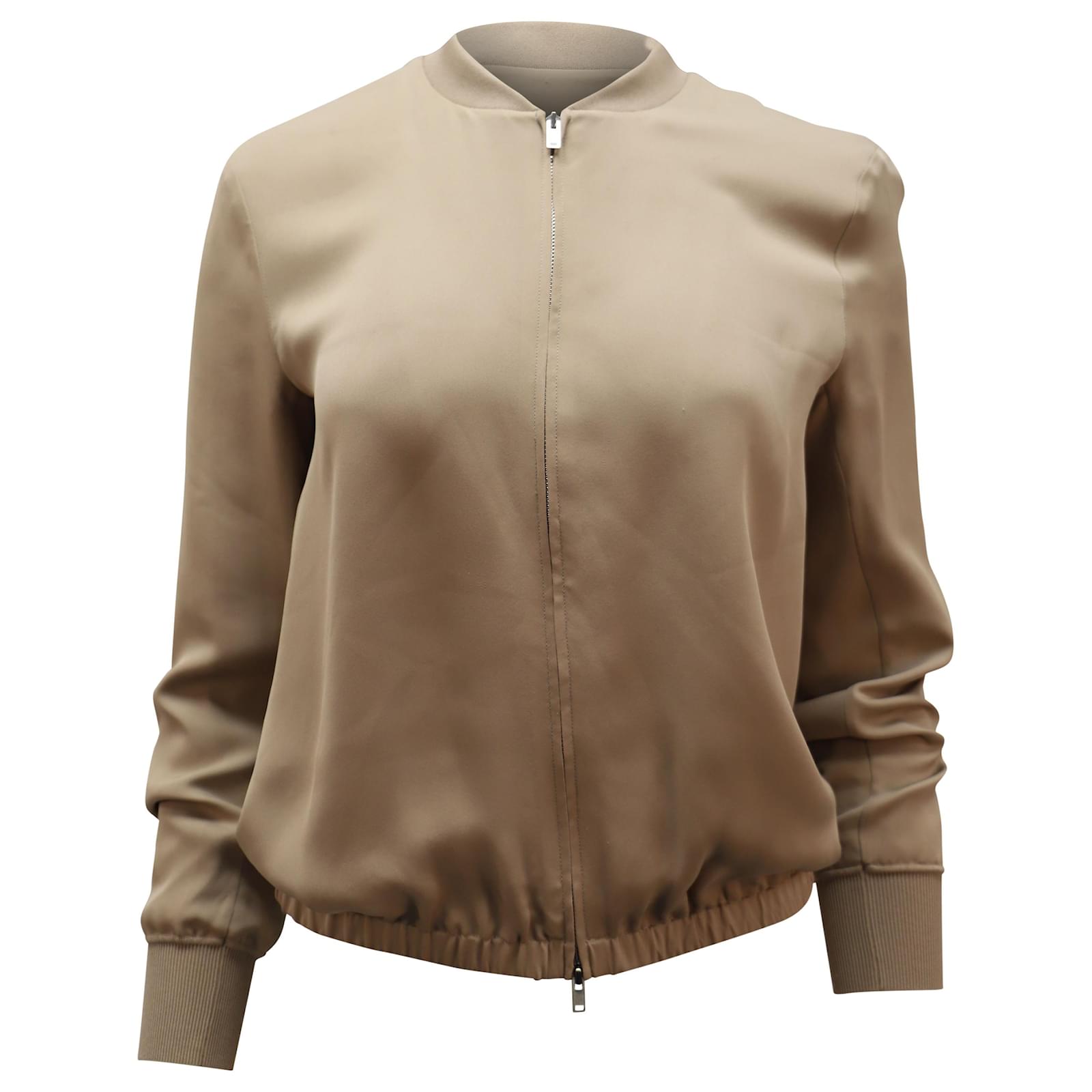 theory silk bomber