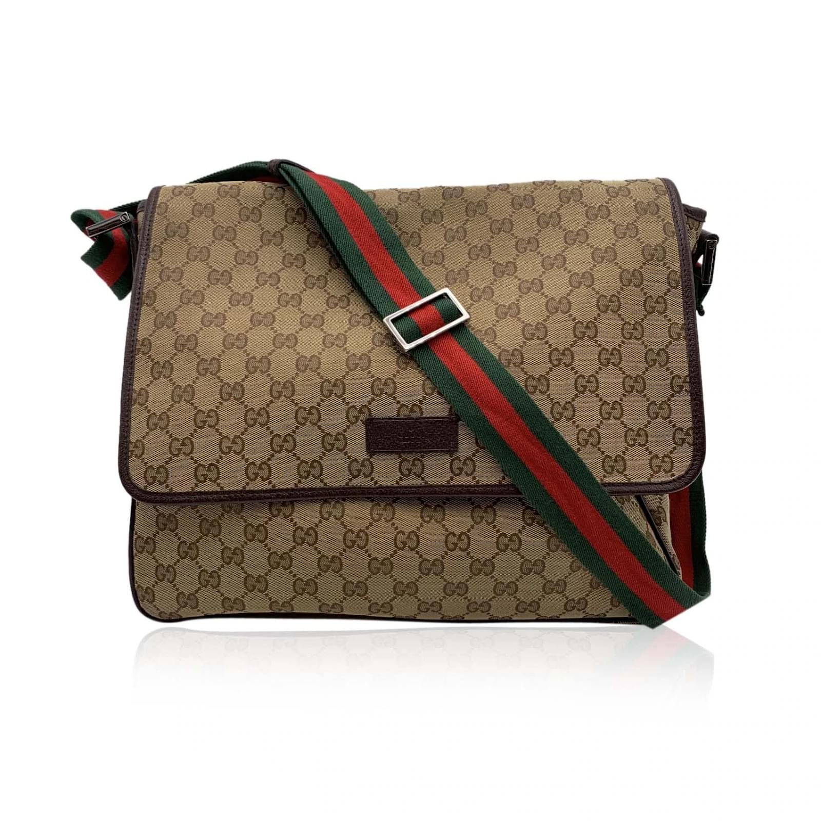 Gucci, Bags, Vintage Gucci Monogram Messenger Bag