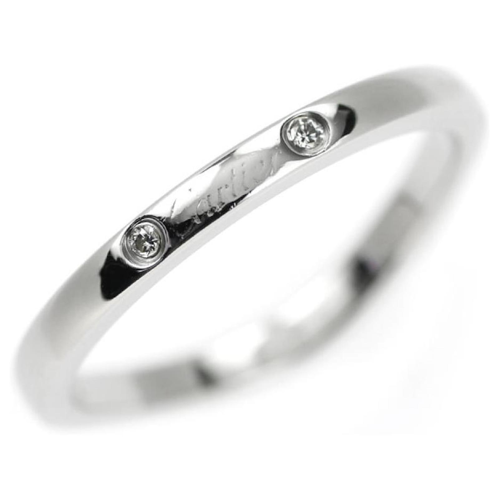 Usado] Cartier Pt950 anillo de diamantes anillo de boda No. 49 Platino  ref.494762 - Joli Closet