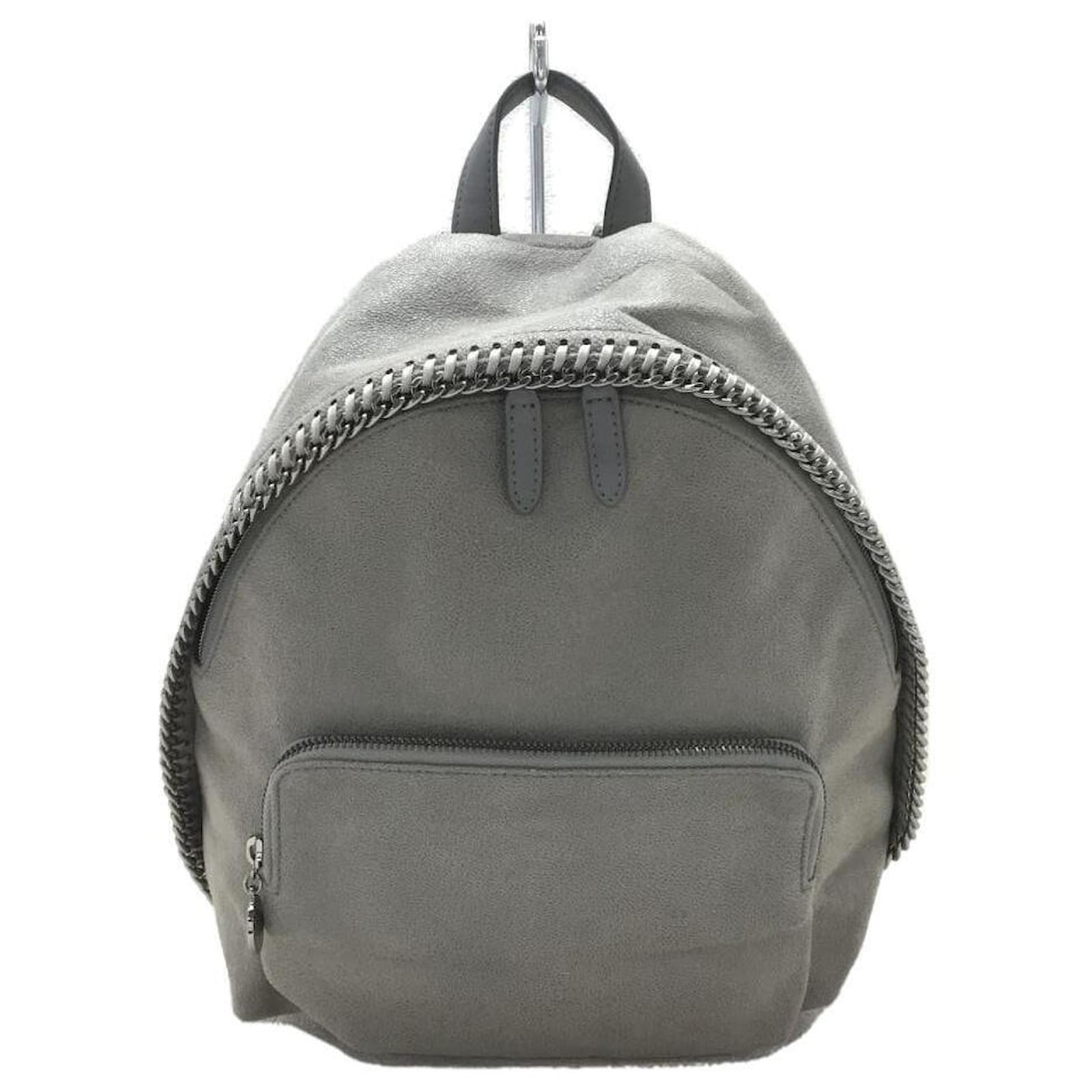 Stella Mc Cartney STELLA McCARTNEY Falabella / mini backpack / backpack /  faux leather / GRY / plain Grey ref.495606 - Joli Closet