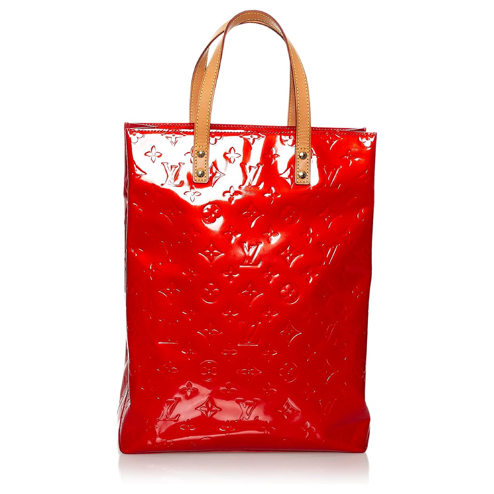 Louis Vuitton Red Vernis Reade MM Louis Vuitton