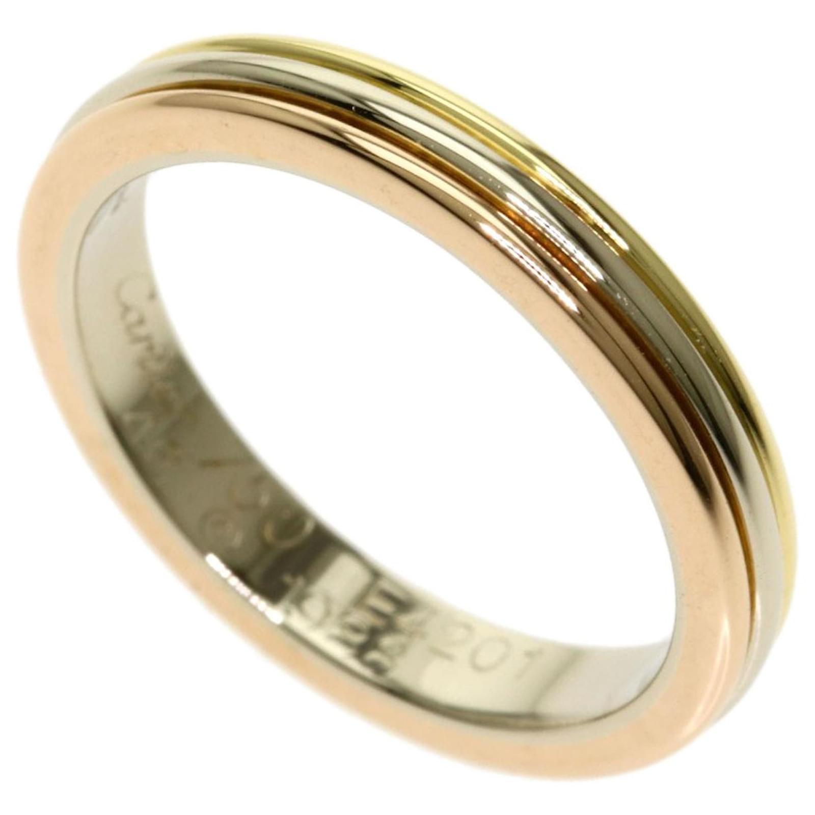 Used] Cartier Three Color # 46 Ring 