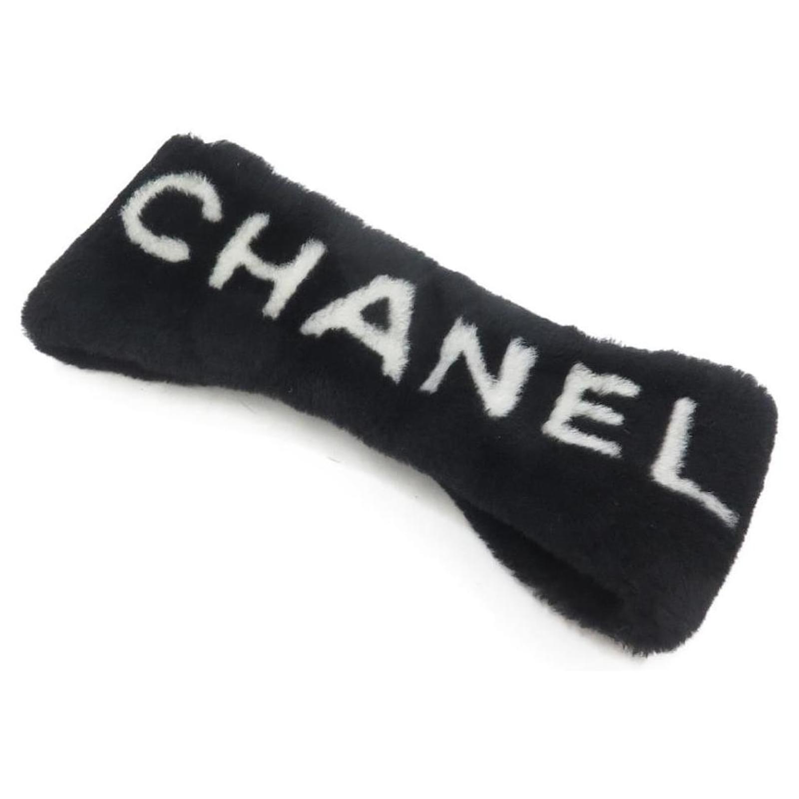 Chanel hair band Black  - Joli Closet