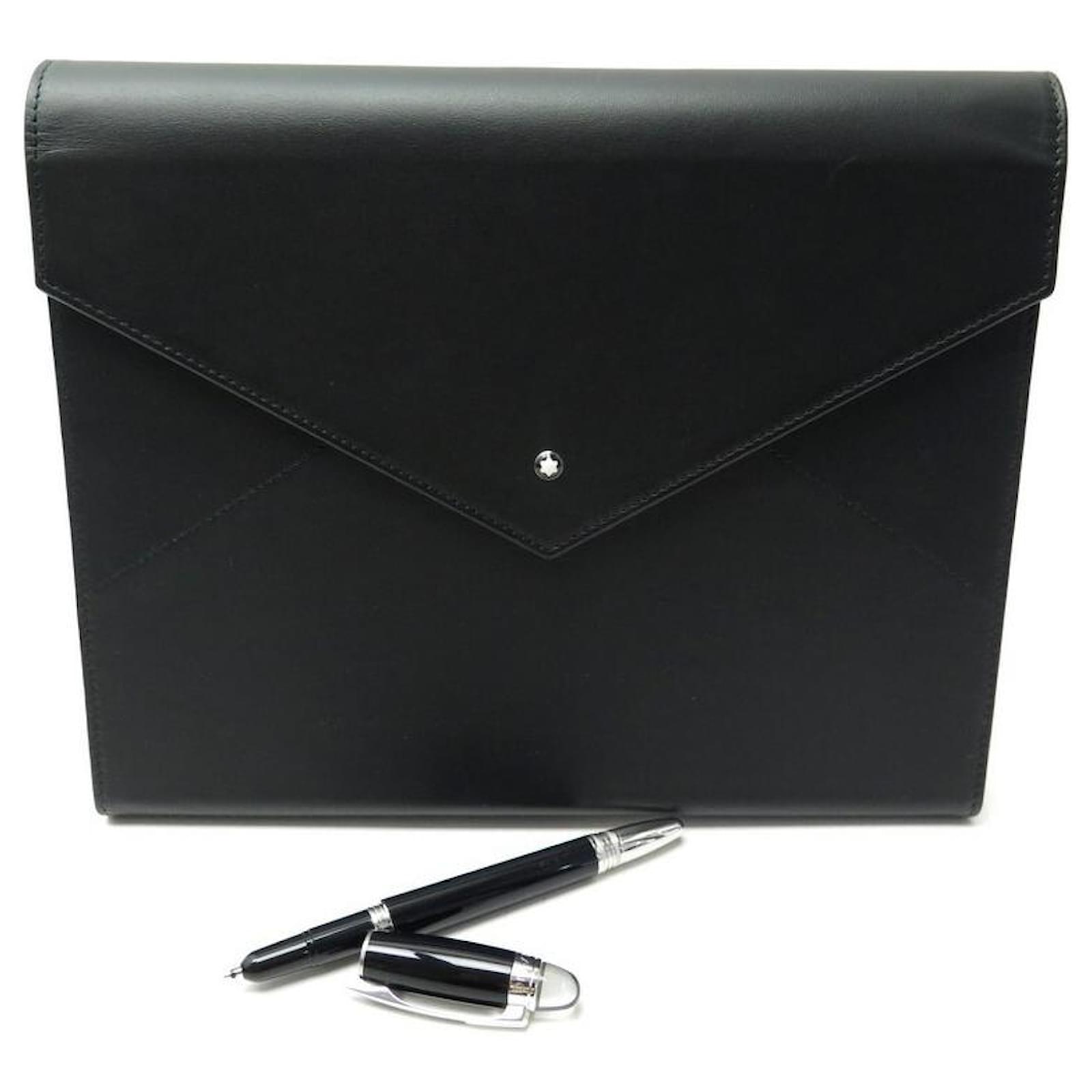 NEW PEN CONNECTED MONTBLANC AUGMENTED PAPER STARWALKER BALLPOINT \u0026 NOTEBOOK  Black Leather ref.496773 - Joli Closet