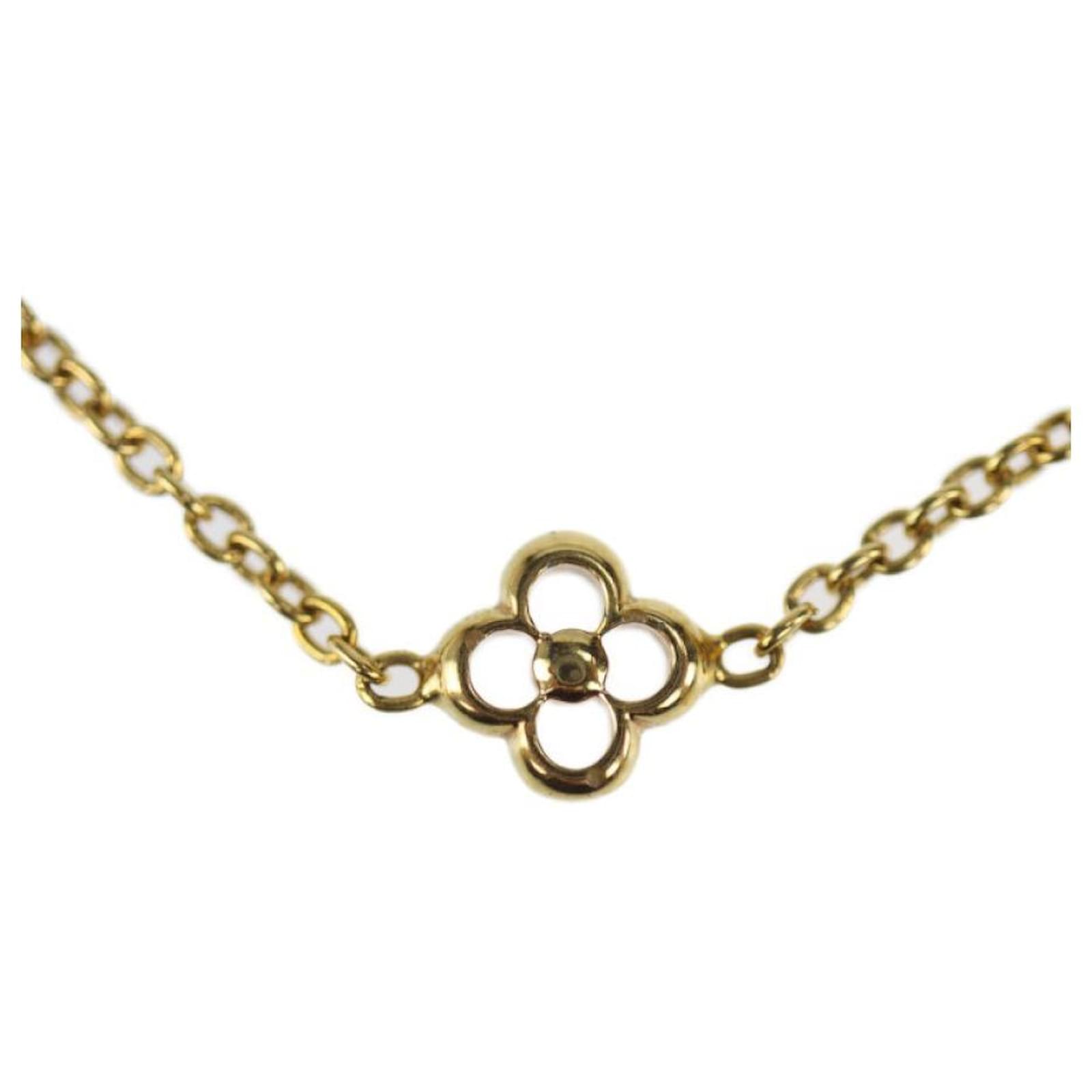 Used] LOUIS VUITTON Flowerful M68125 Necklace Metal Gold Golden ref.496934  - Joli Closet