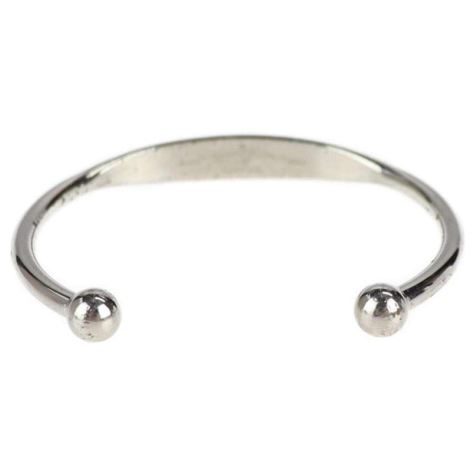 Used] Louis Vuitton Jongk Monogram Bangle Metal Silver Silvery ref.496935 -  Joli Closet