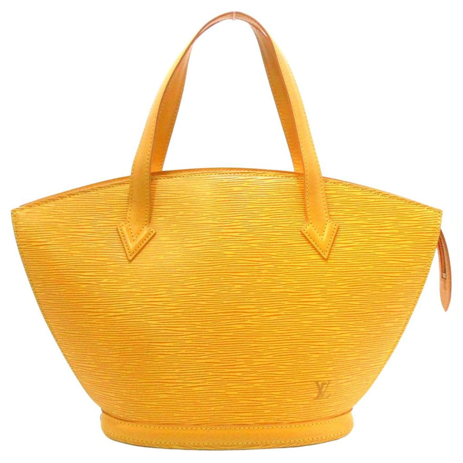 Louis Vuitton Saint Jacques Yellow Leather ref.497685 - Joli Closet