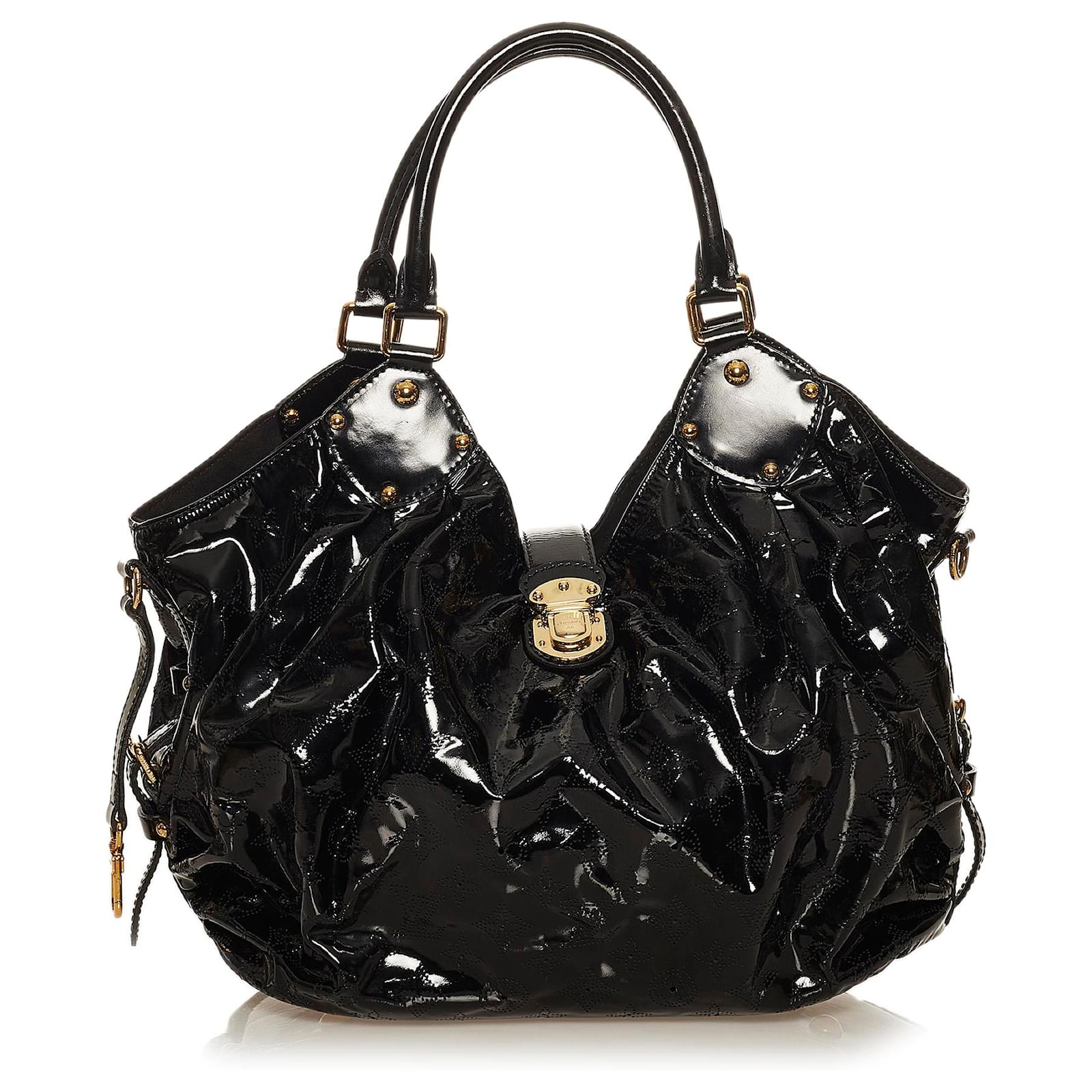 Louis Vuitton black Mahina limited edition Surya XL Bag, Luxury