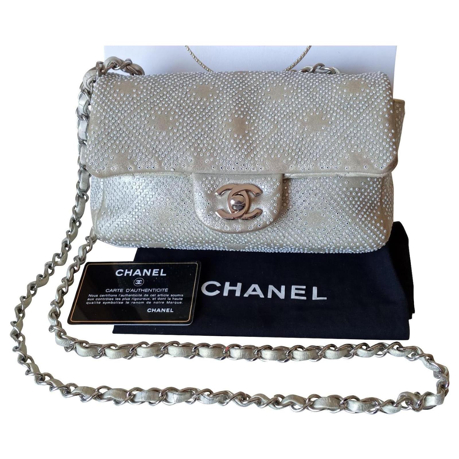 Chanel Timeless mini bag collector's model Golden Lambskin  -  Joli Closet