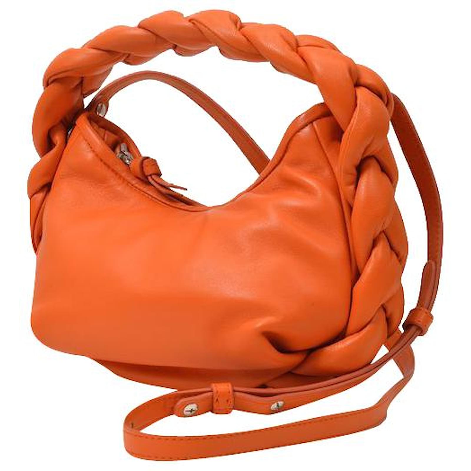 Autre Marque Espiga Mini Bag in Orange Leather ref.498144 - Joli