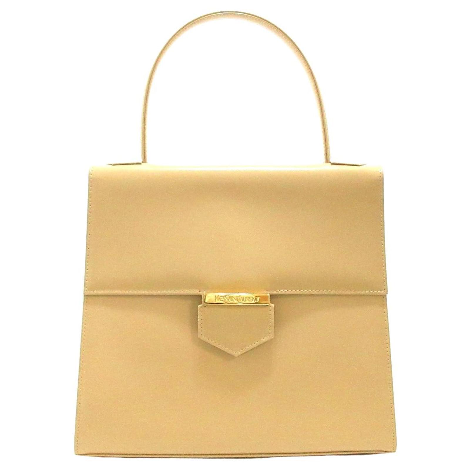 Saint Laurent Handbag Beige Leather ref.498560 Joli Closet