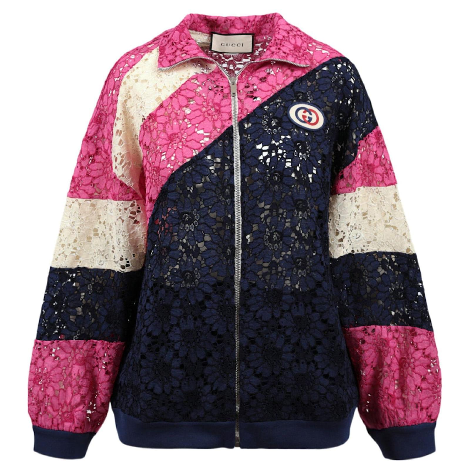 gucci floral track jacket