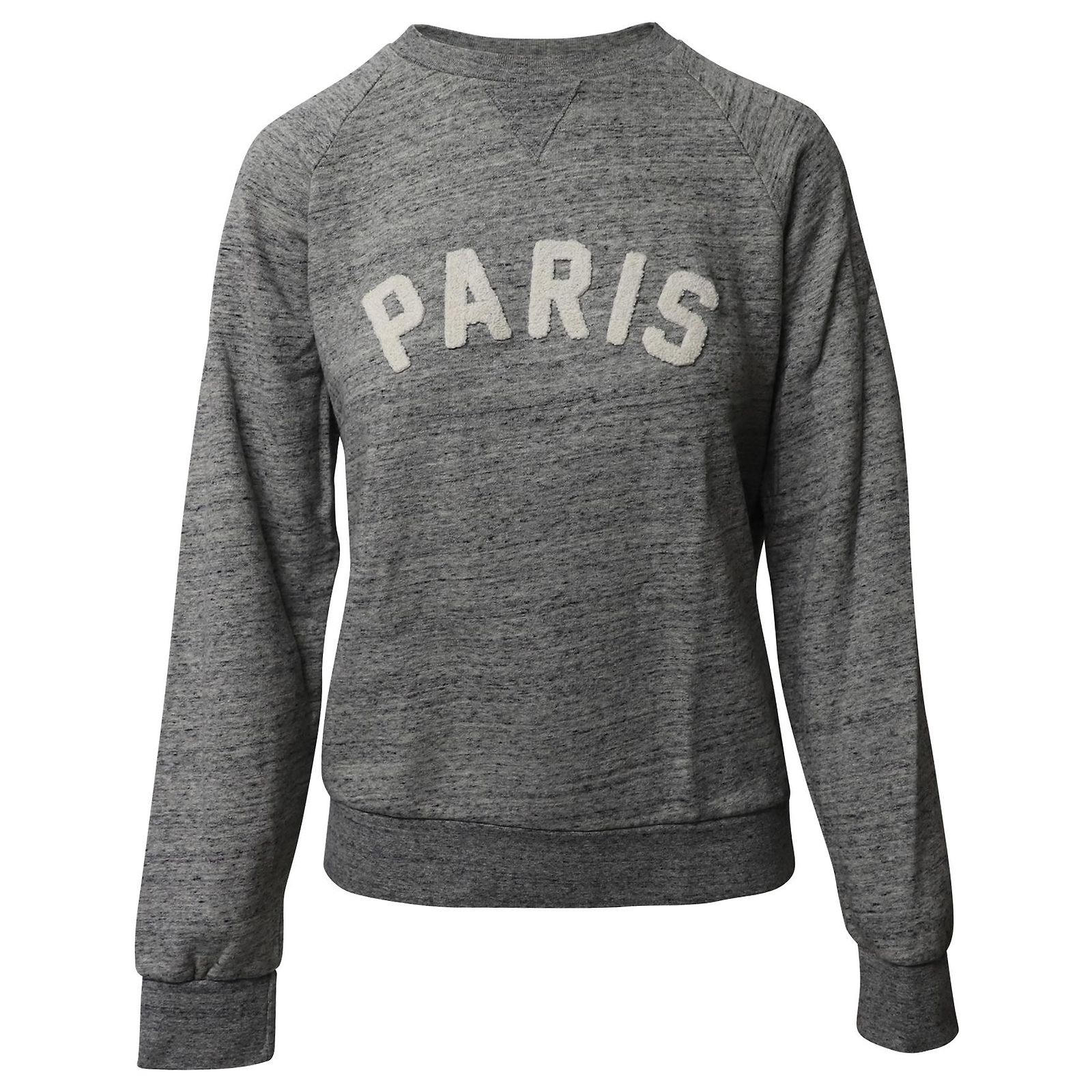 Sudadera de algodón gris con aplicación Sandro Paris ref.498866 - Joli  Closet