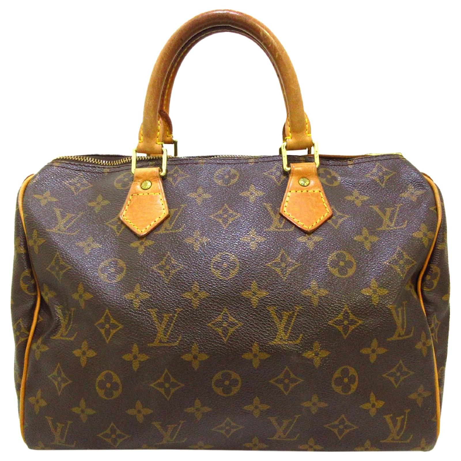 Louis Vuitton Monogram Speedy 30 - Brown Handle Bags, Handbags