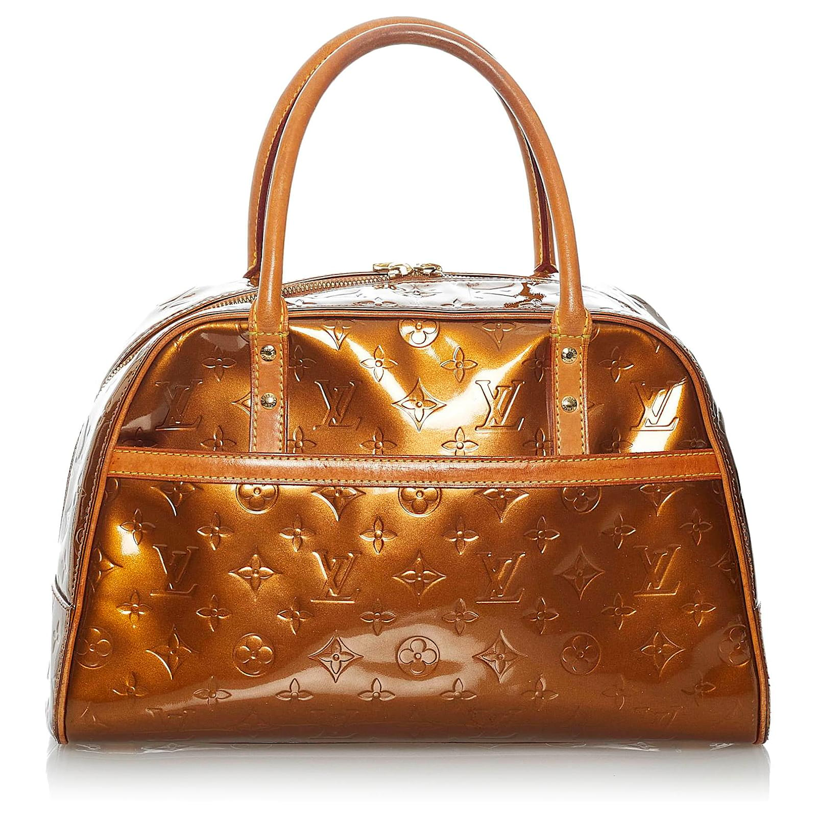 Louis Vuitton Louis Vuitton Tompkins Square Brown Vernis Hand Bag