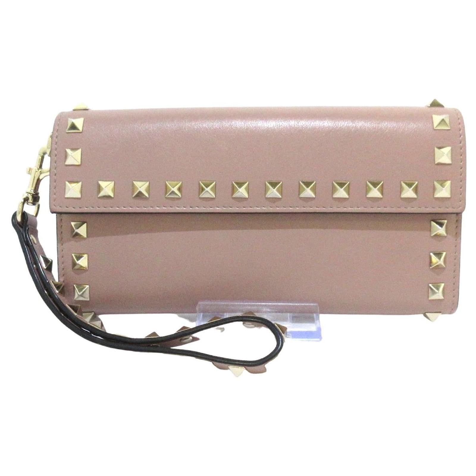 Valentino garavani 'Rockstud' crossbody bag Beige Leather ref