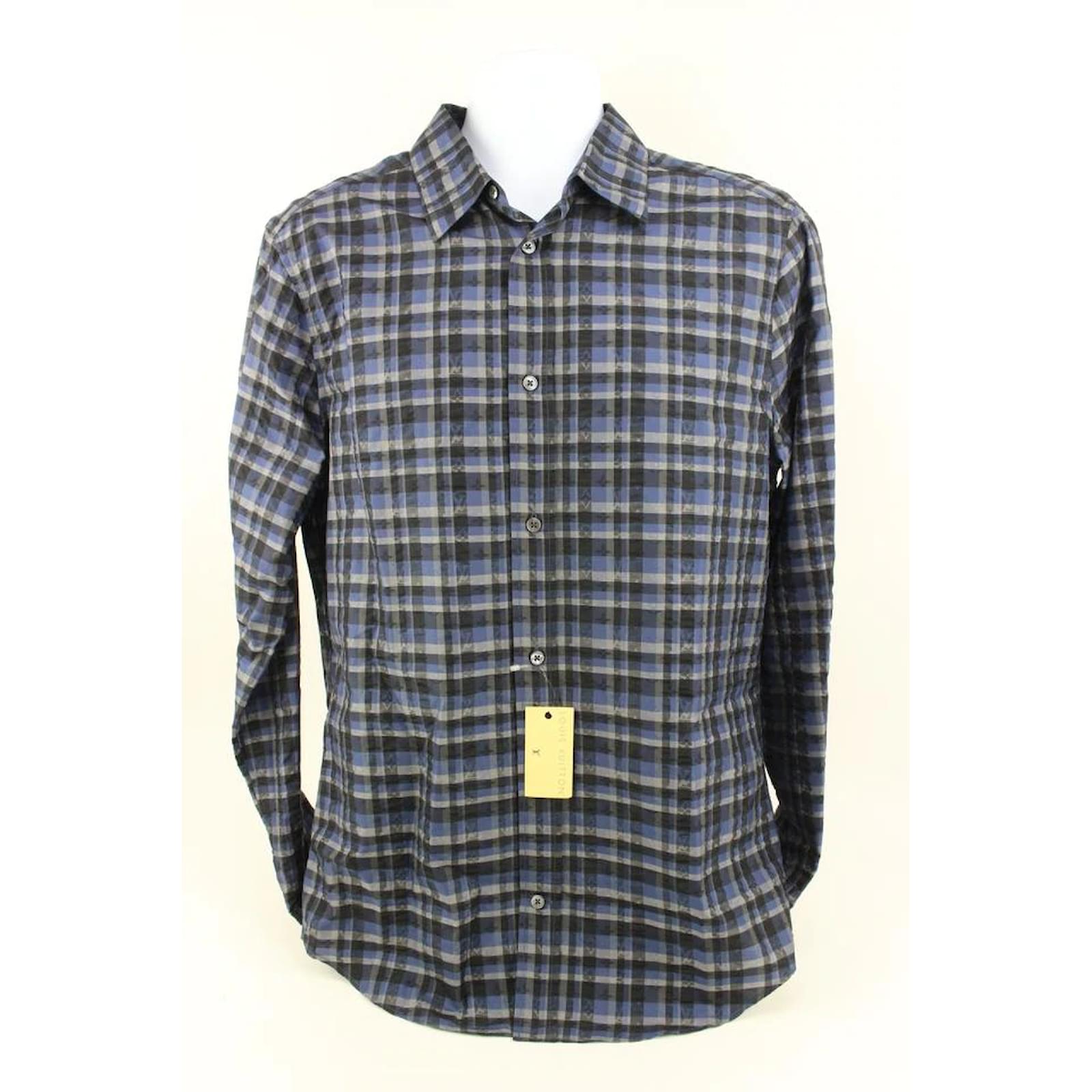 Las mejores ofertas en Louis Vuitton mangas largas informal con Botones  camisas para hombres