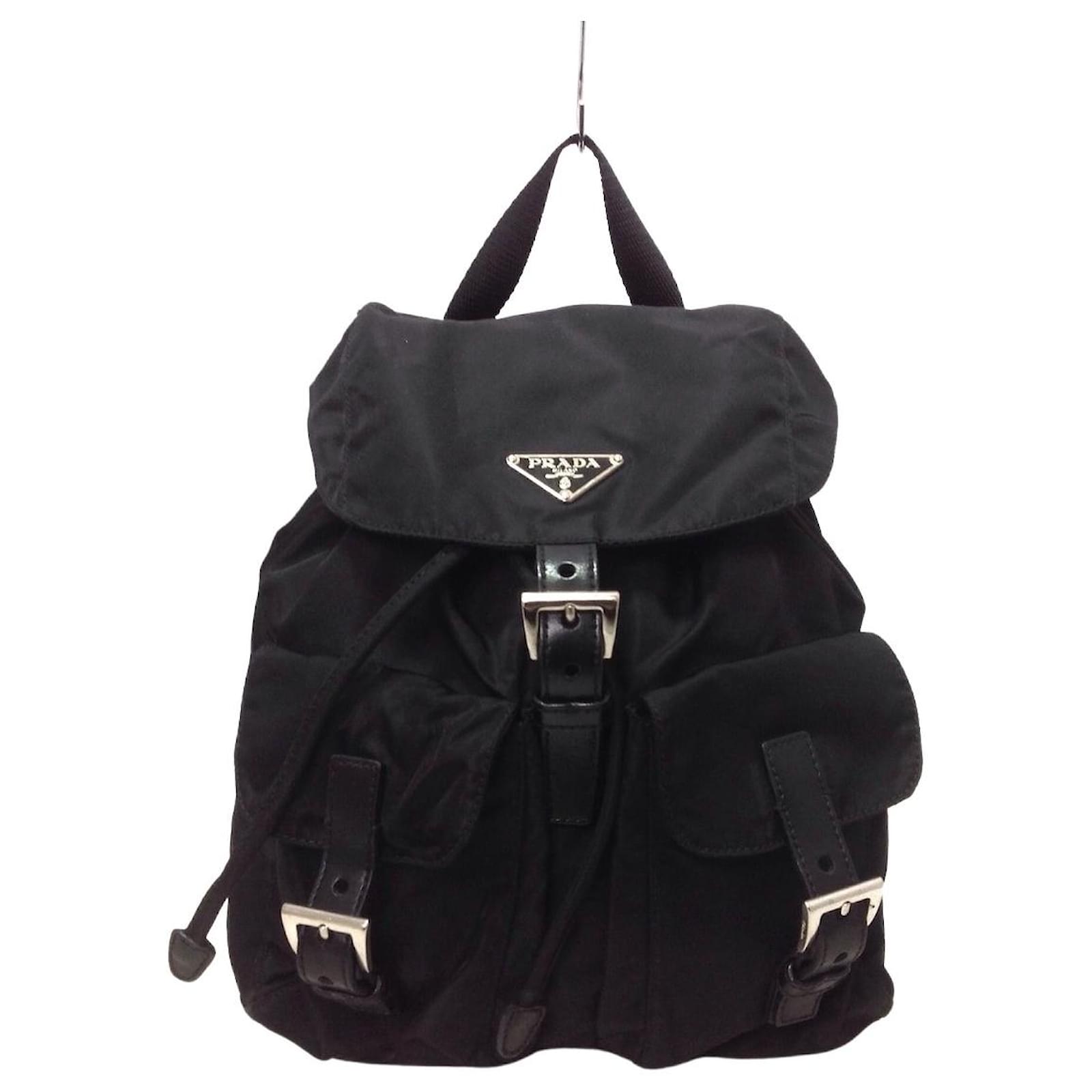 Prada backpack Black Synthetic ref.501787 Joli Closet