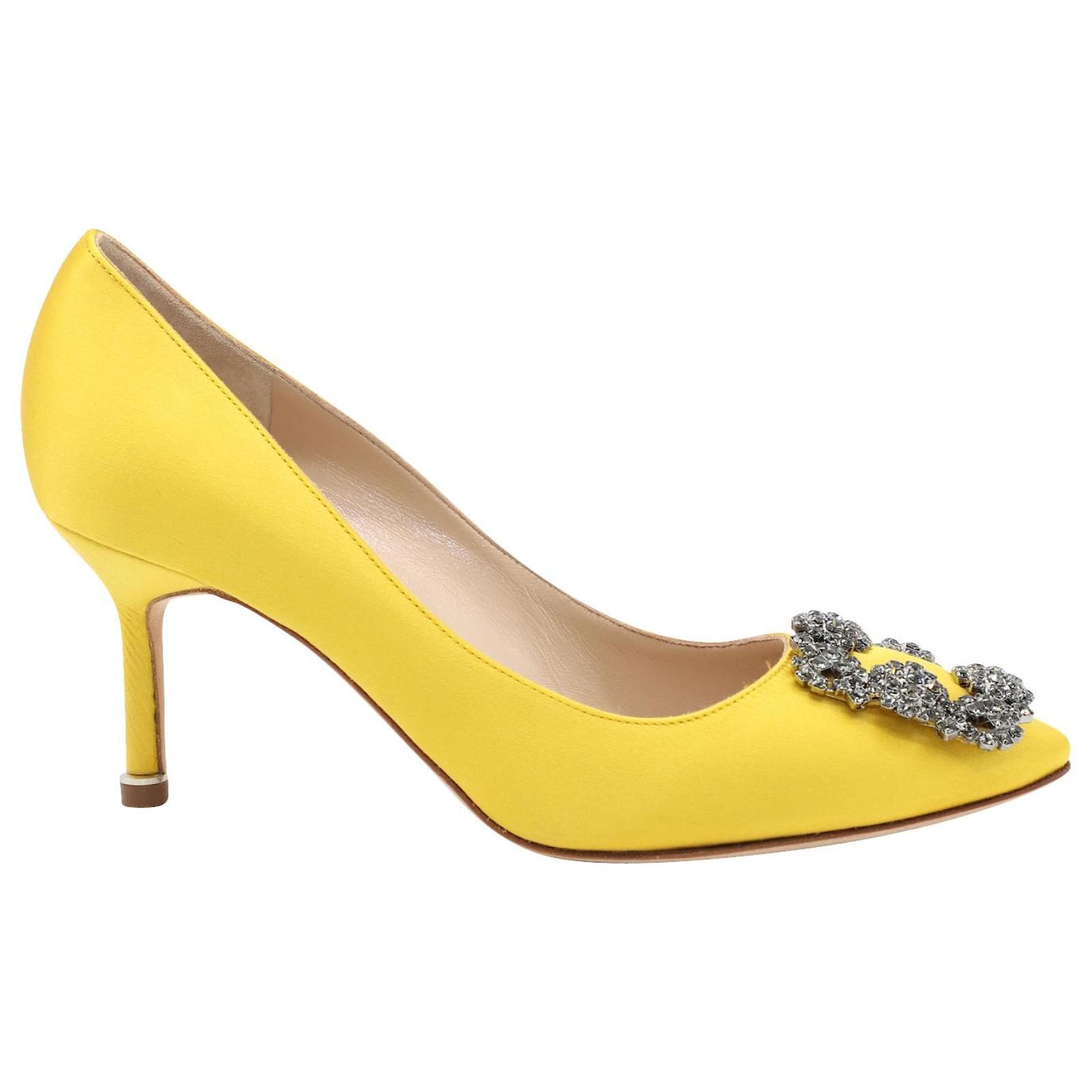 Zapatos Tacon Amarillo Pastel CAMBRIA AMARILLO SALE%