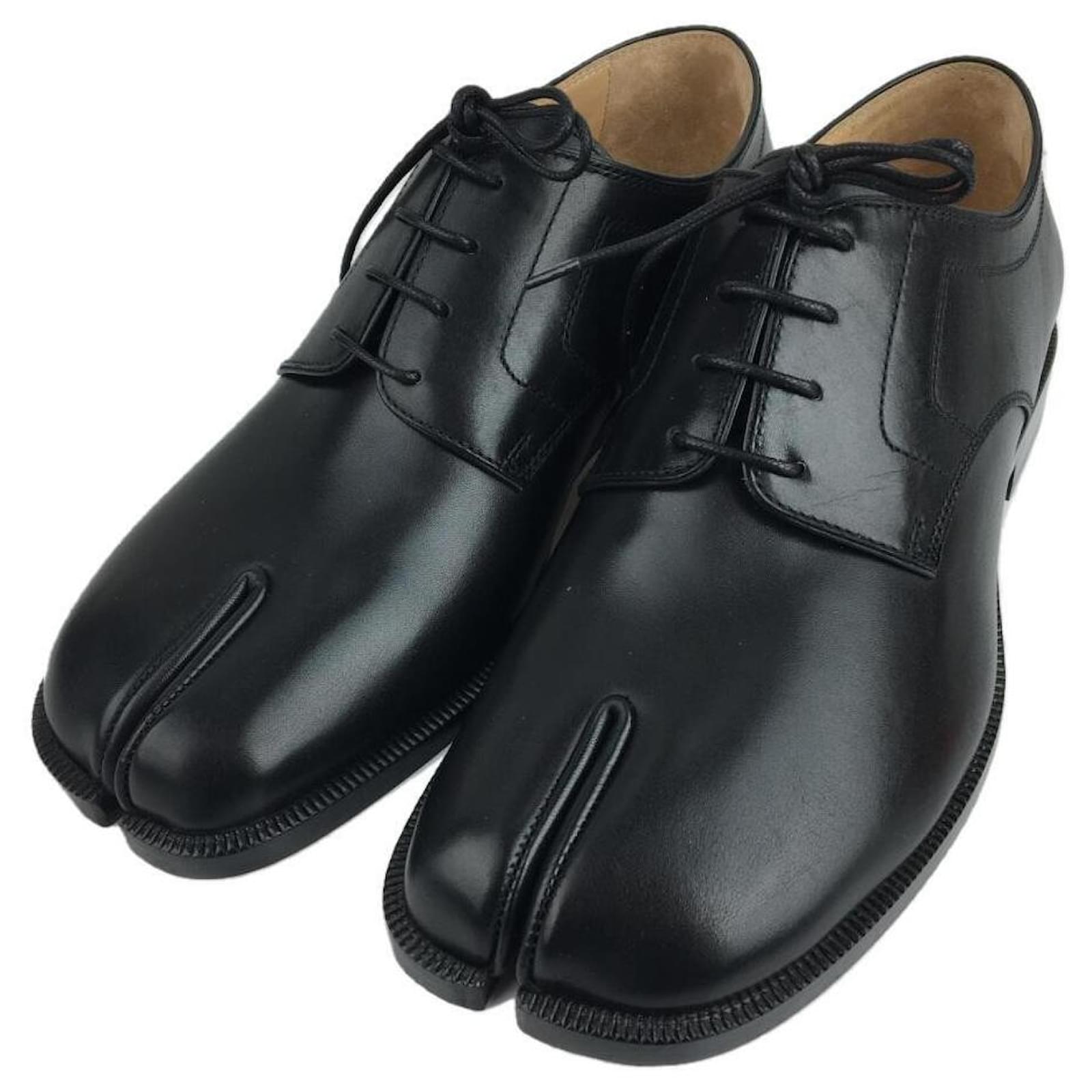 Maison Martin Margiela Maison Margiela Scarpe eleganti 40 BLK Pelle Nero ref.502416 Joli Closet