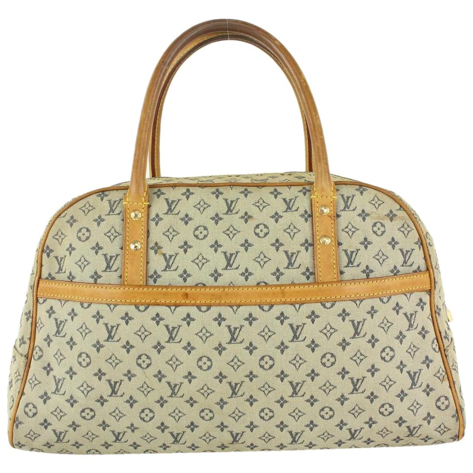 Louis Vuitton Grey Monogram Mini Lin Marie Speedy Boston Bag