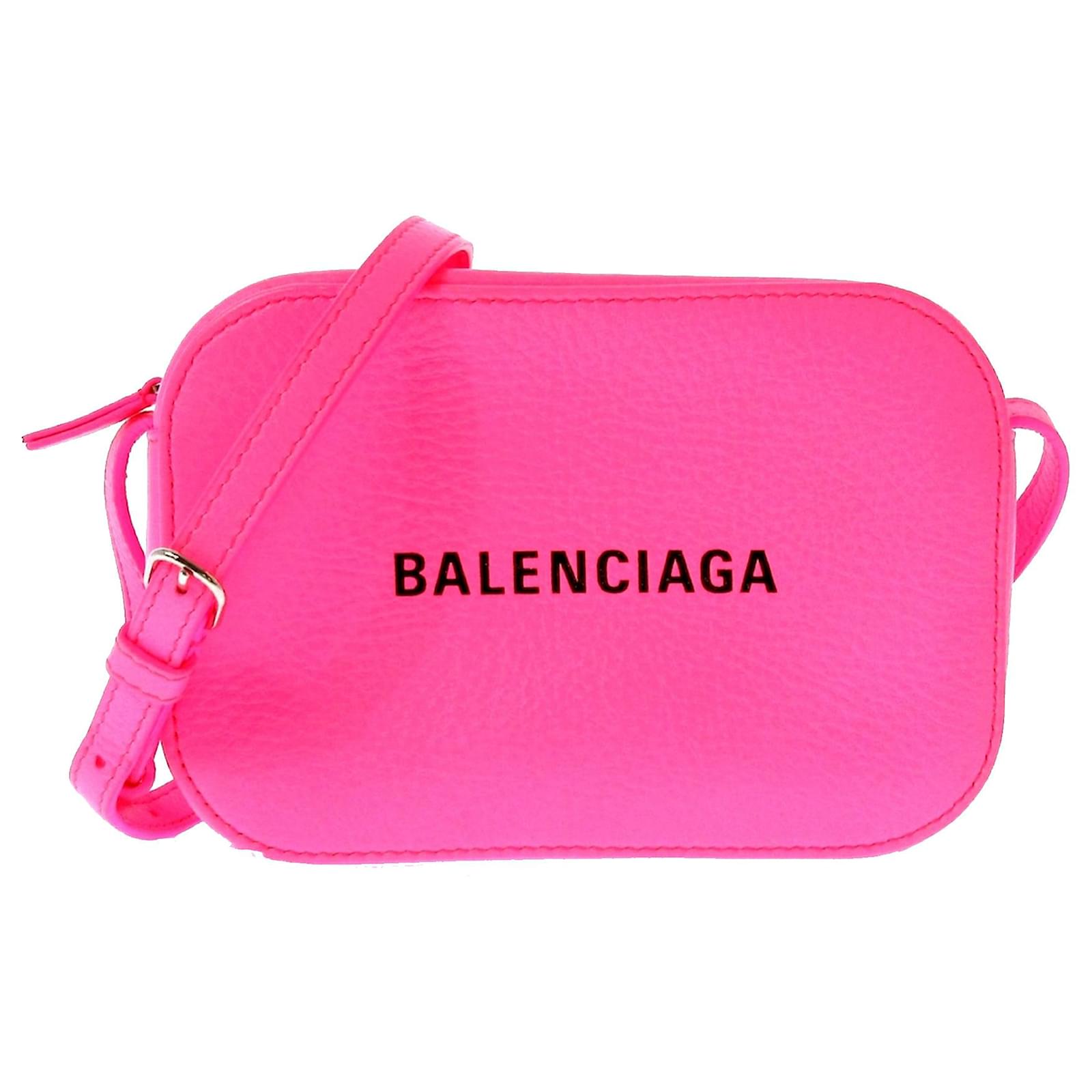 Balenciaga Pink XS Camera Pony-style calfskin ref.502815 - Joli Closet