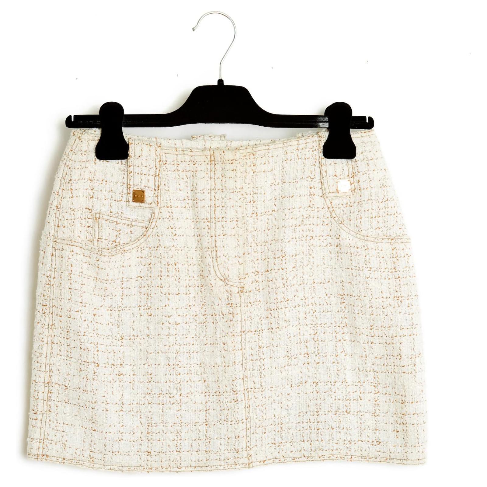 Coco Mini Skirt  Pearl Shimmer Tweed – Rumored
