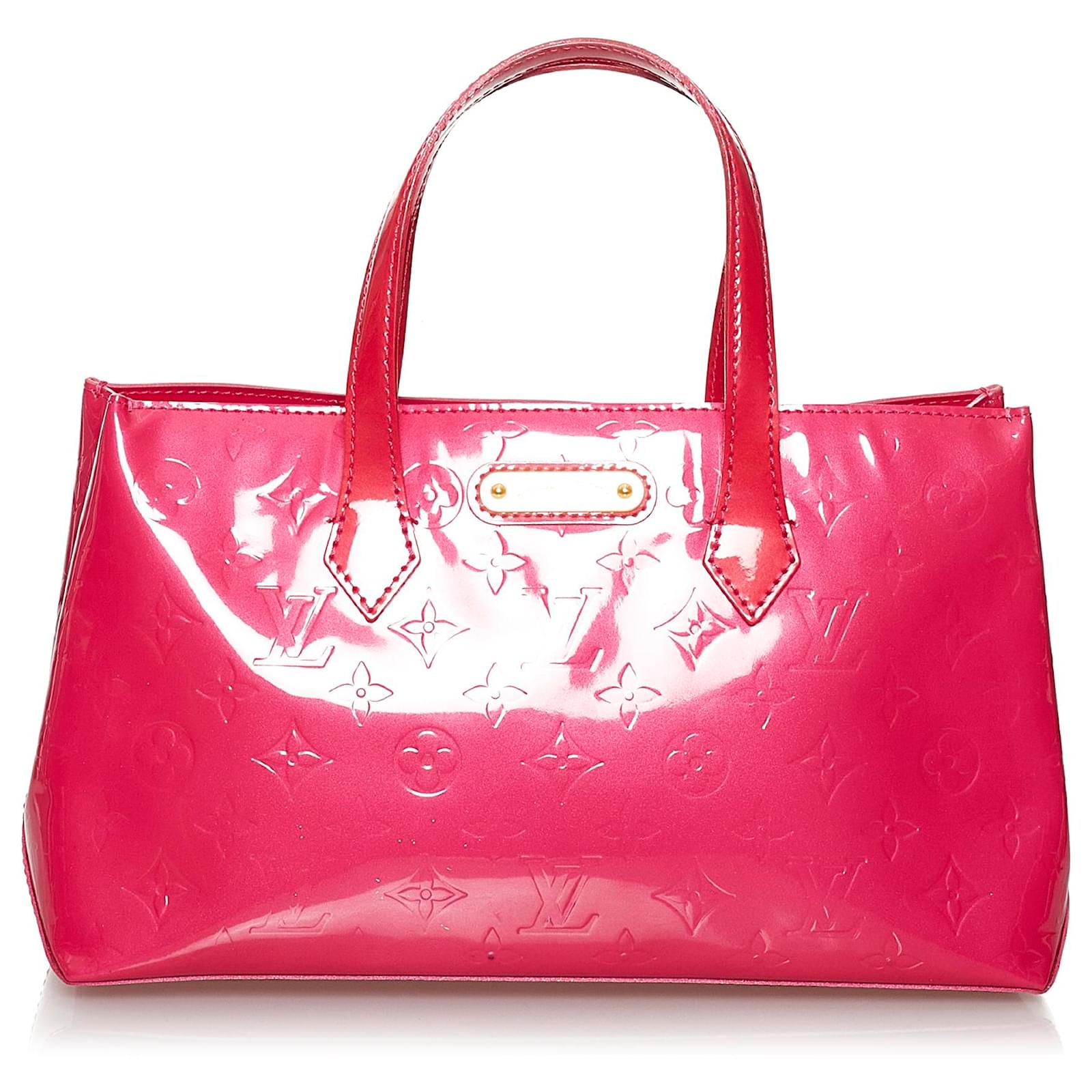 Louis Vuitton Pink Vernis Wilshire Boulevard PM Leather Patent leather  ref.286368 - Joli Closet