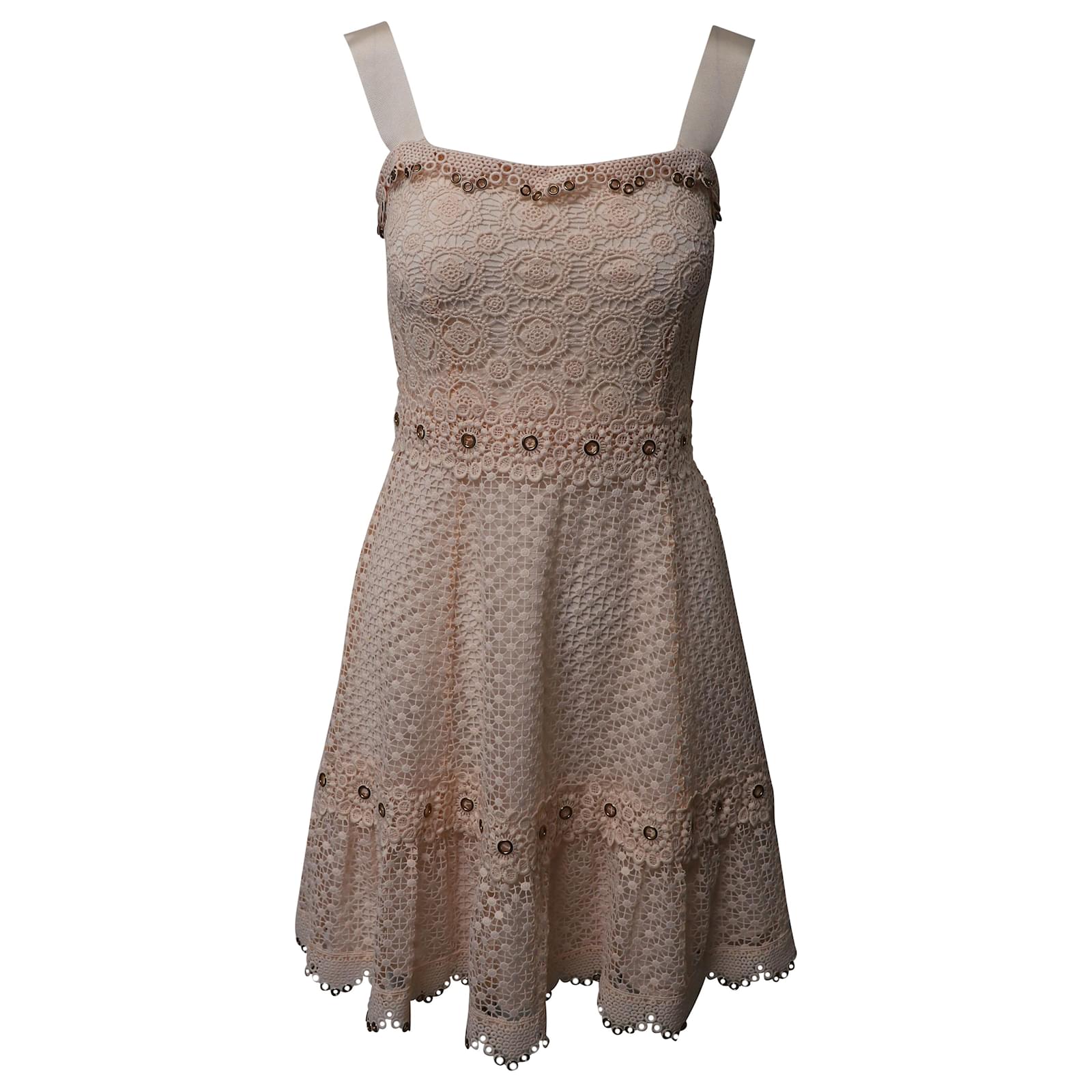 Maje Rosalina Eyelet-Embellished 