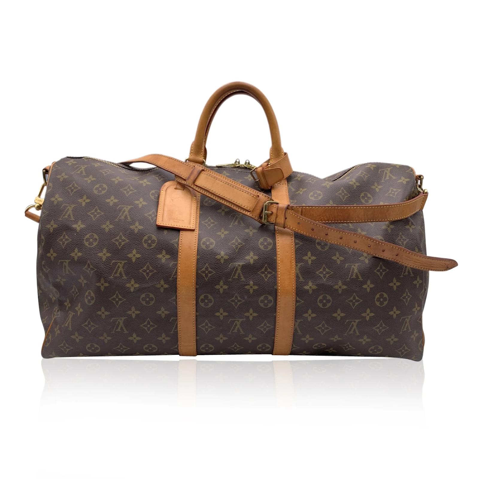 Louis Vuitton 'keepall 55' Travel Bag in Brown