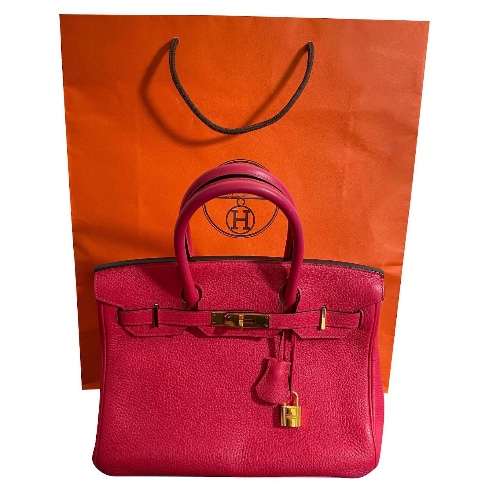 Hermès Hermes Pink Swift Birkin 25 Leather Pony-style calfskin ref.713947 -  Joli Closet