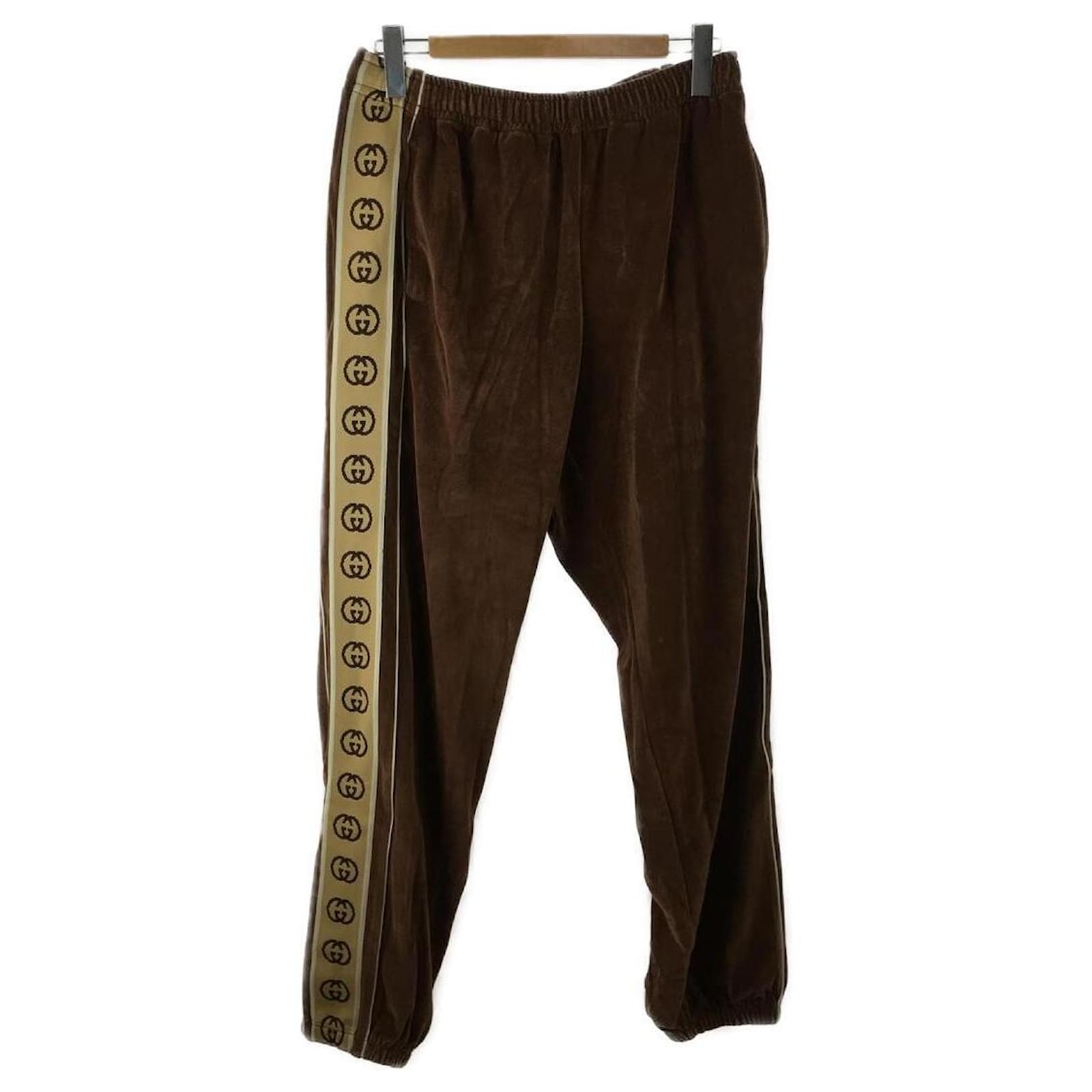 GUCCI Loose Shonière Track Pants / Sideline Track Pants / Velor