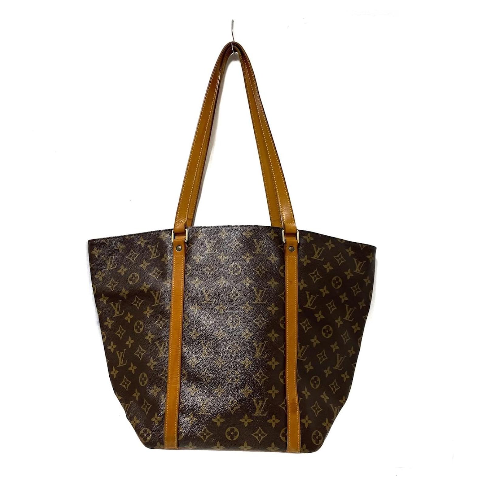Louis Vuitton Sac Shopping Brown Cloth ref.505545 - Joli Closet