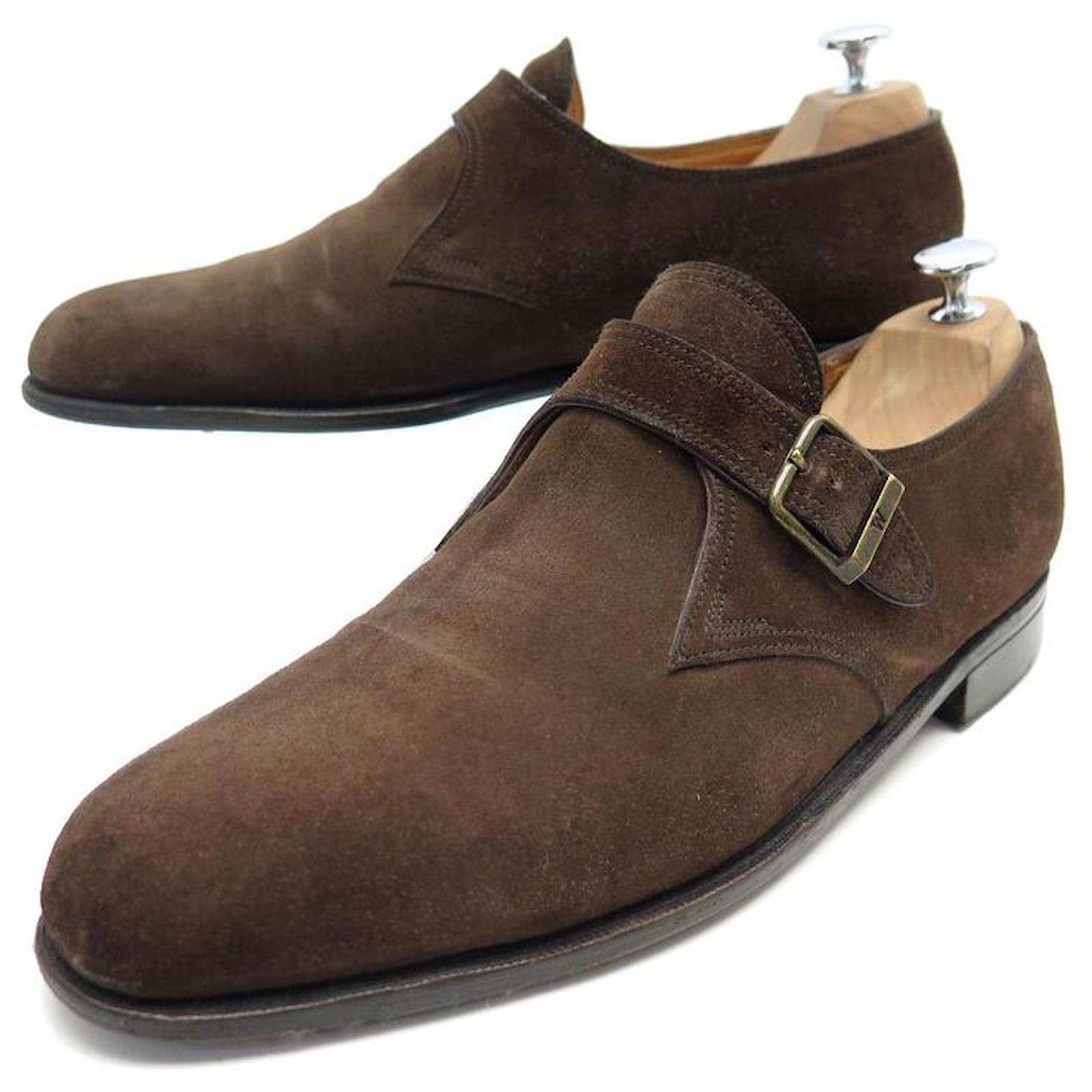 JM WESTON MOKASSINSCHUHE MIT FLORA-SCHNALLE 531 9.5b 43.5 FEINE 