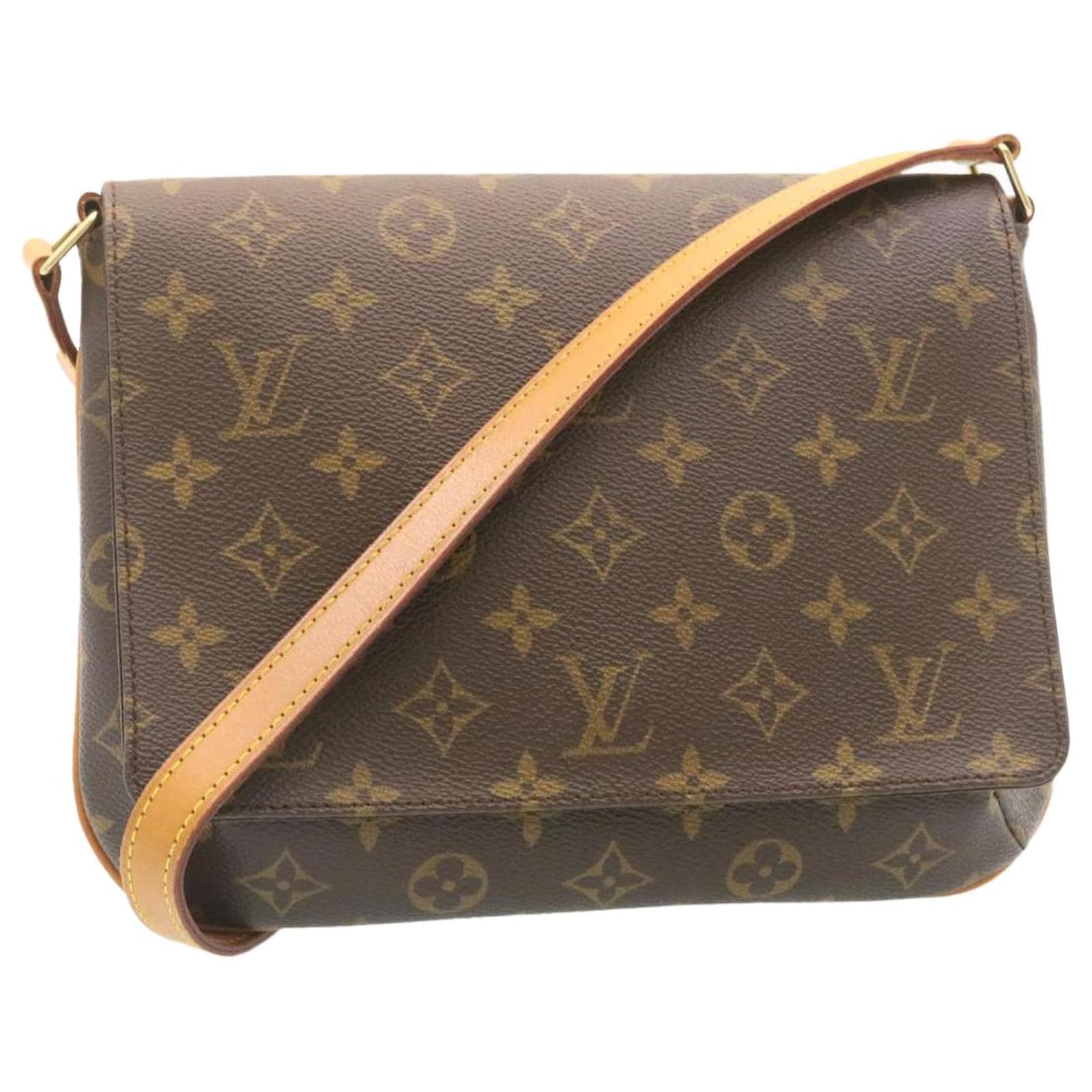 Louis Vuitton Brown Monogram Musette Tango Long Strap Cloth ref.976293 -  Joli Closet