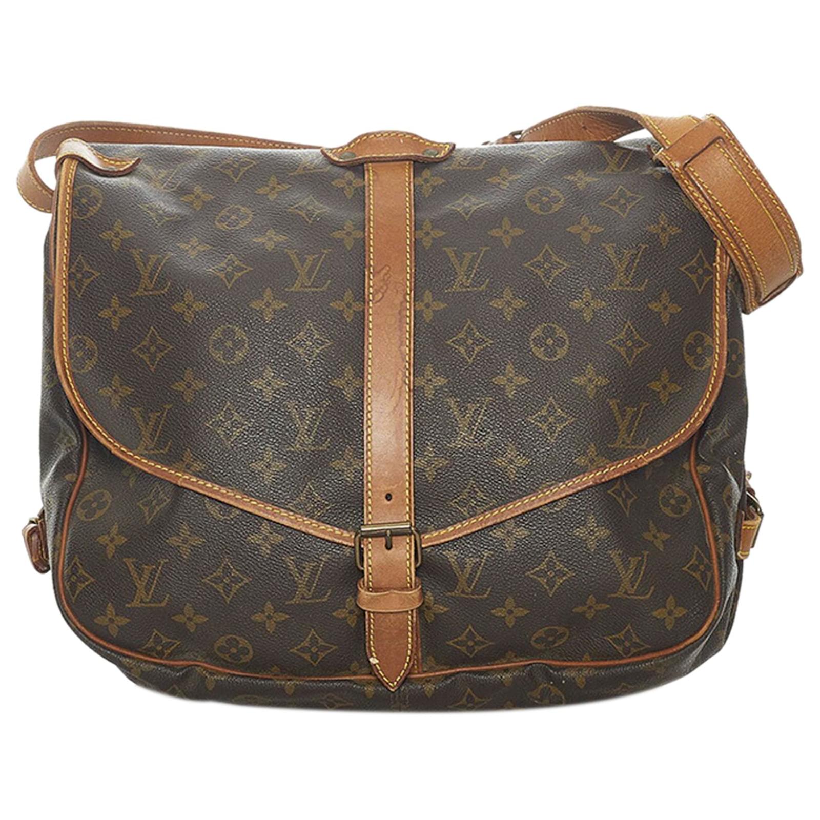 Louis Vuitton Monogram Saumur 35 M42254 Brown Cloth ref.863916 - Joli Closet