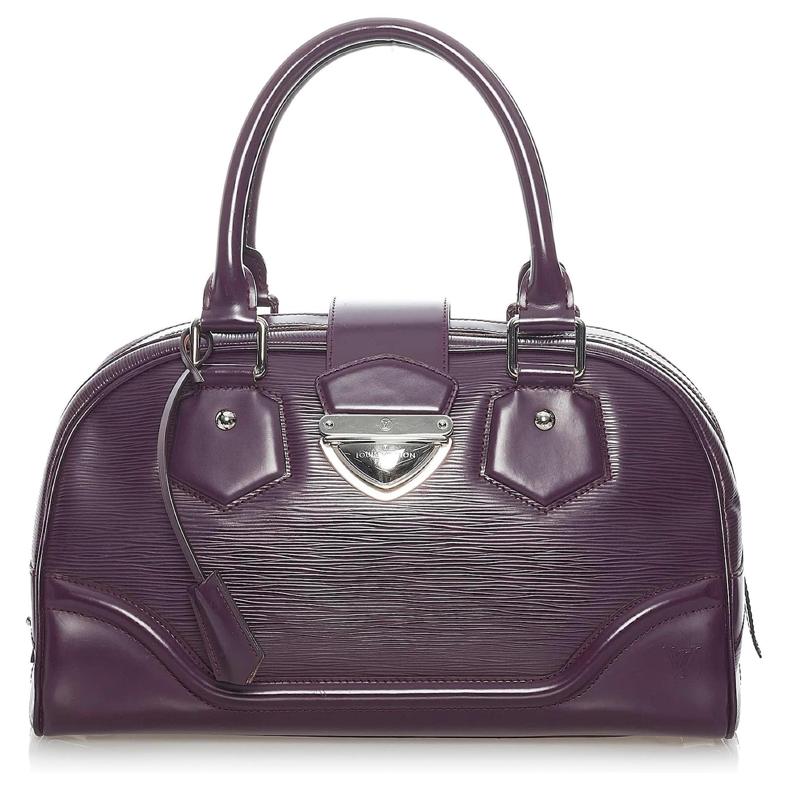 Louis Vuitton, Bags, Louis Vuitton Montaigne Bowling Bag Epi Leather