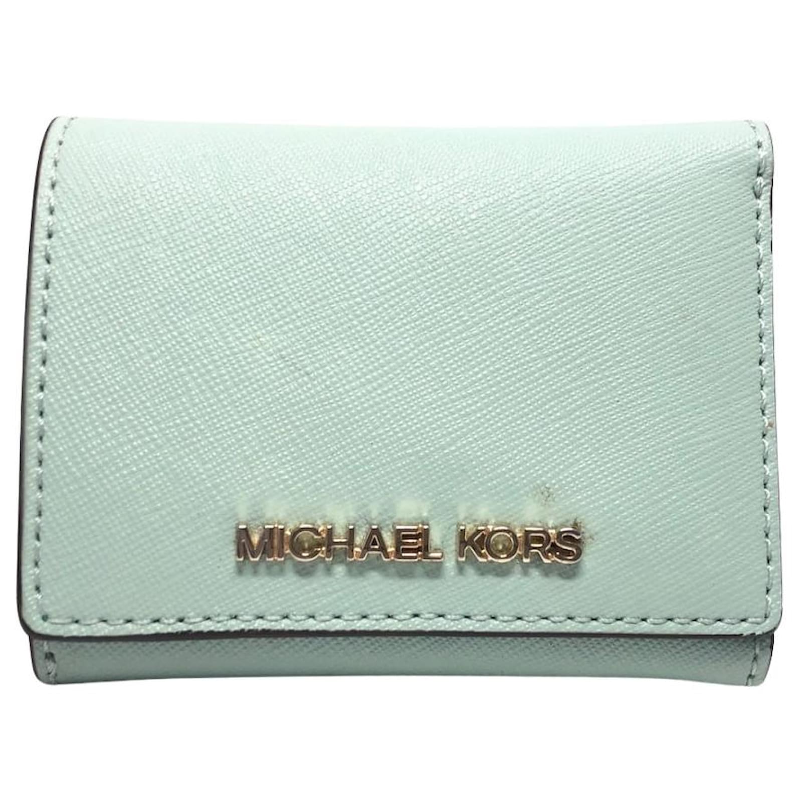 michael kors green wallet
